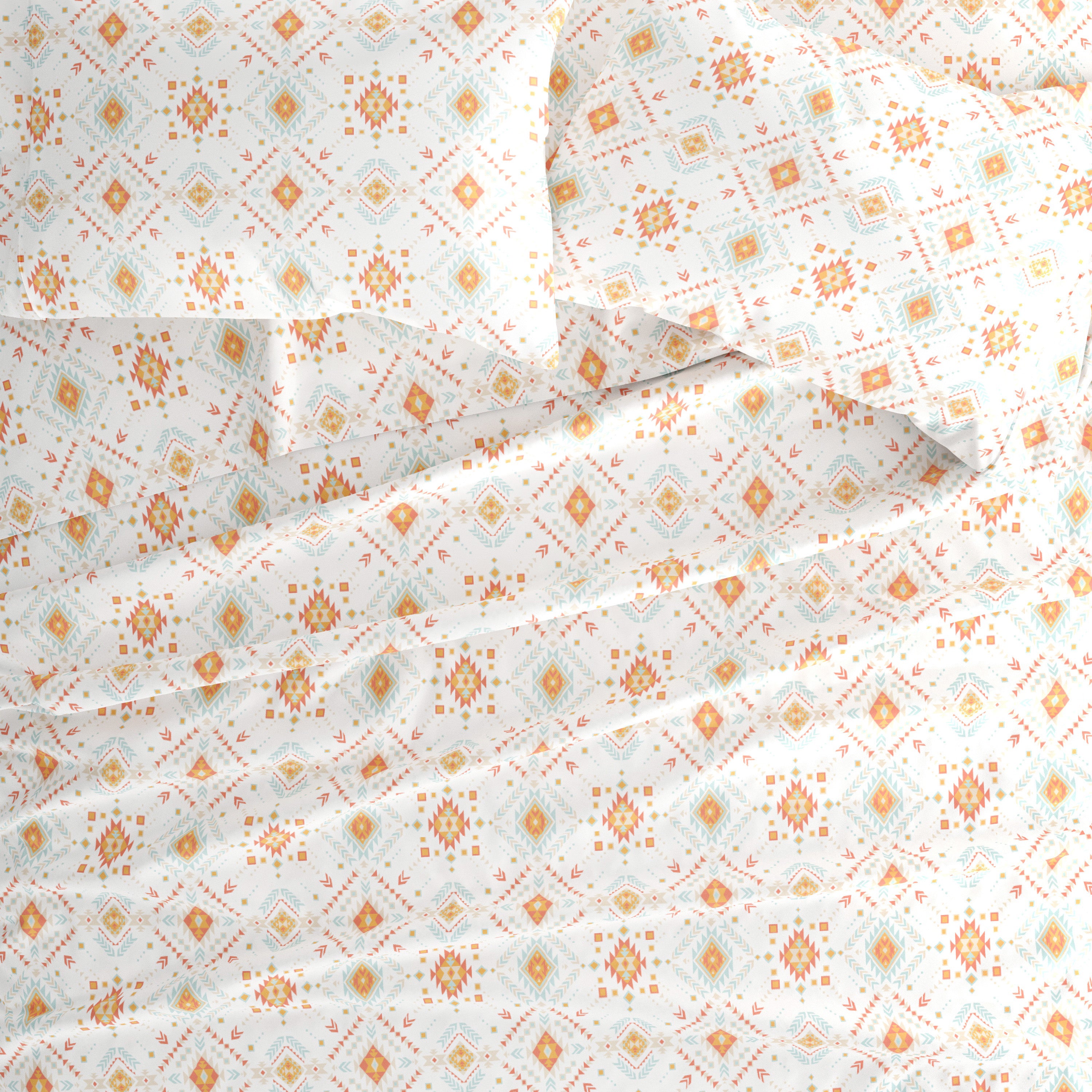 Aztec Dreams 4-Piece Patterned Sheet Set