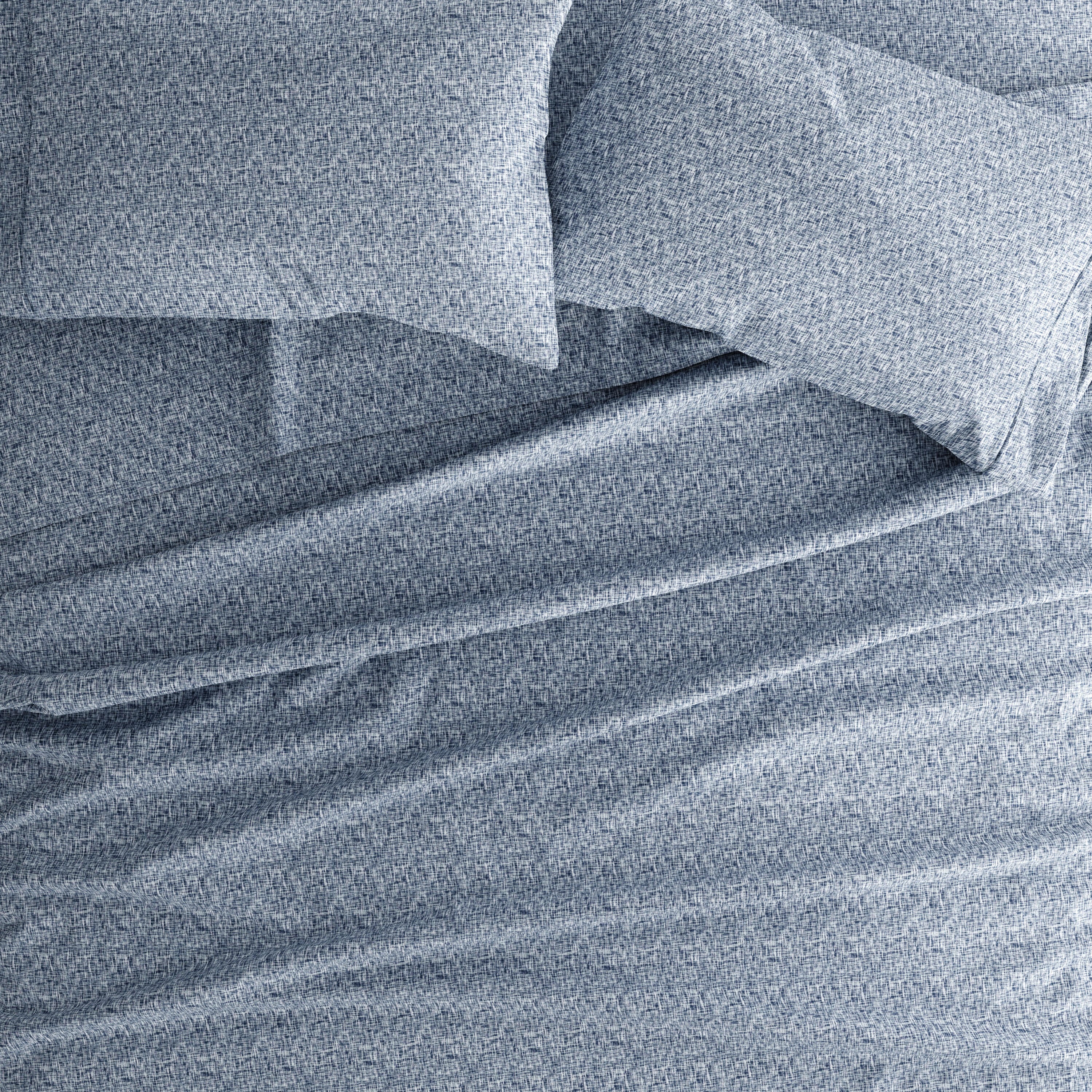 Chambray 4-Piece Patterned Sheet Set