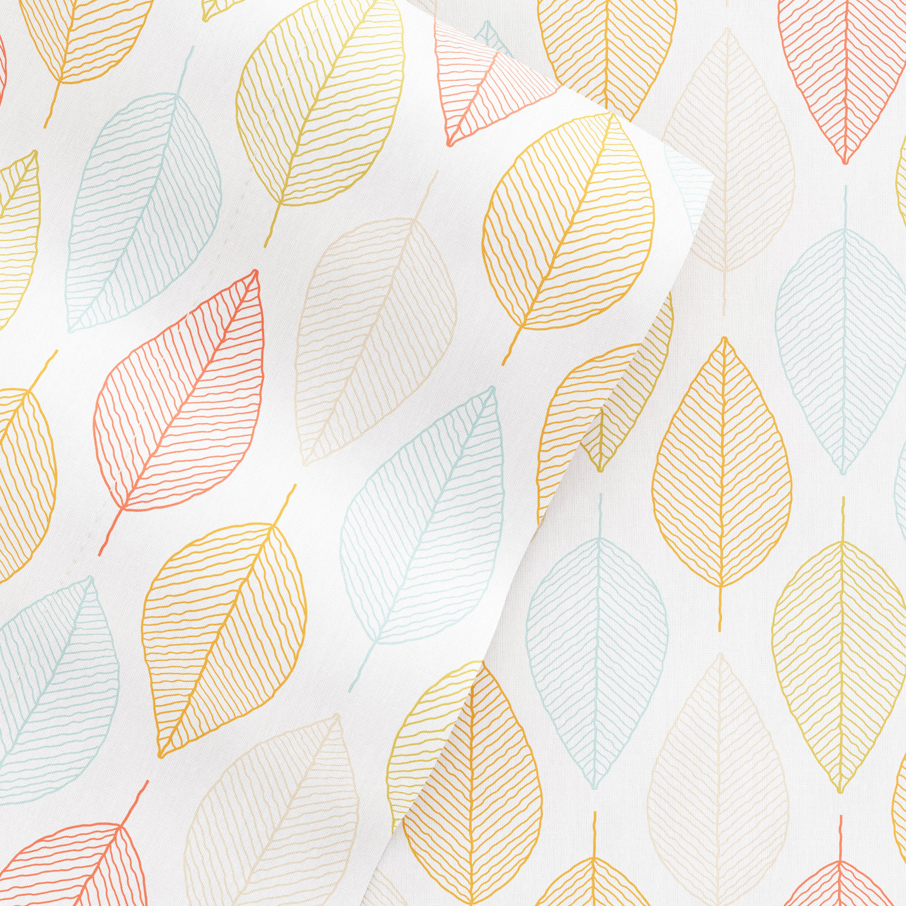 Fall Foliage 4-Piece Patterned Sheet Set