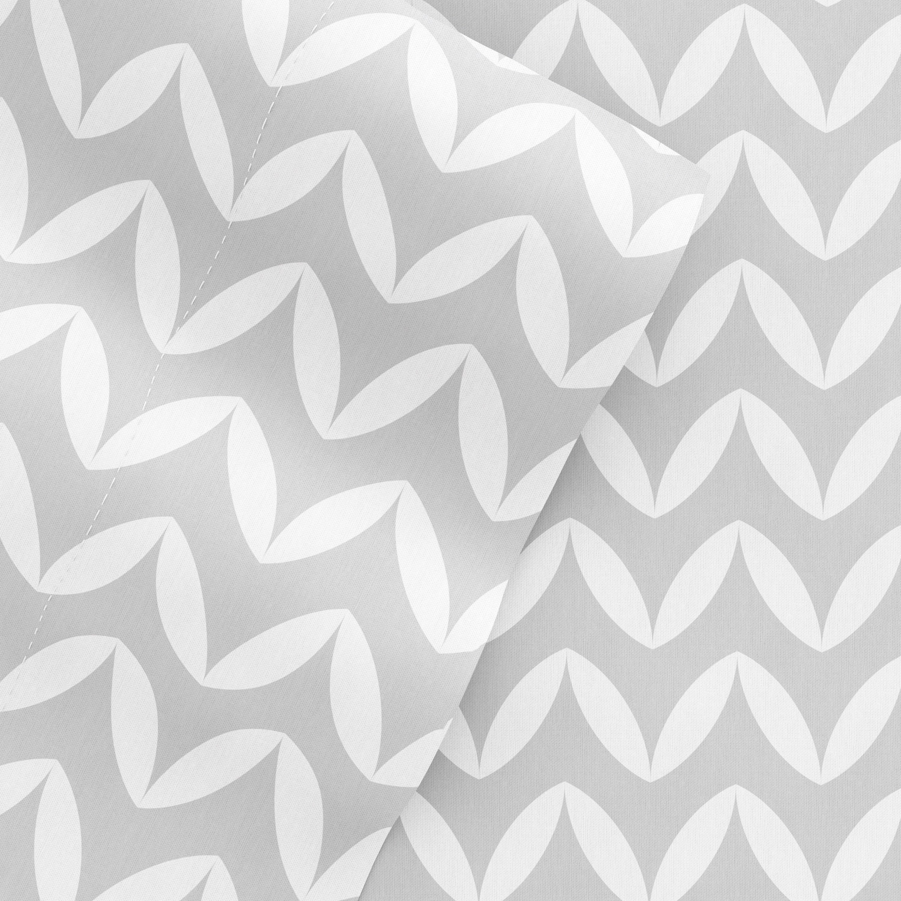Puffed Chevron 4-Piece Patterned Sheet Set