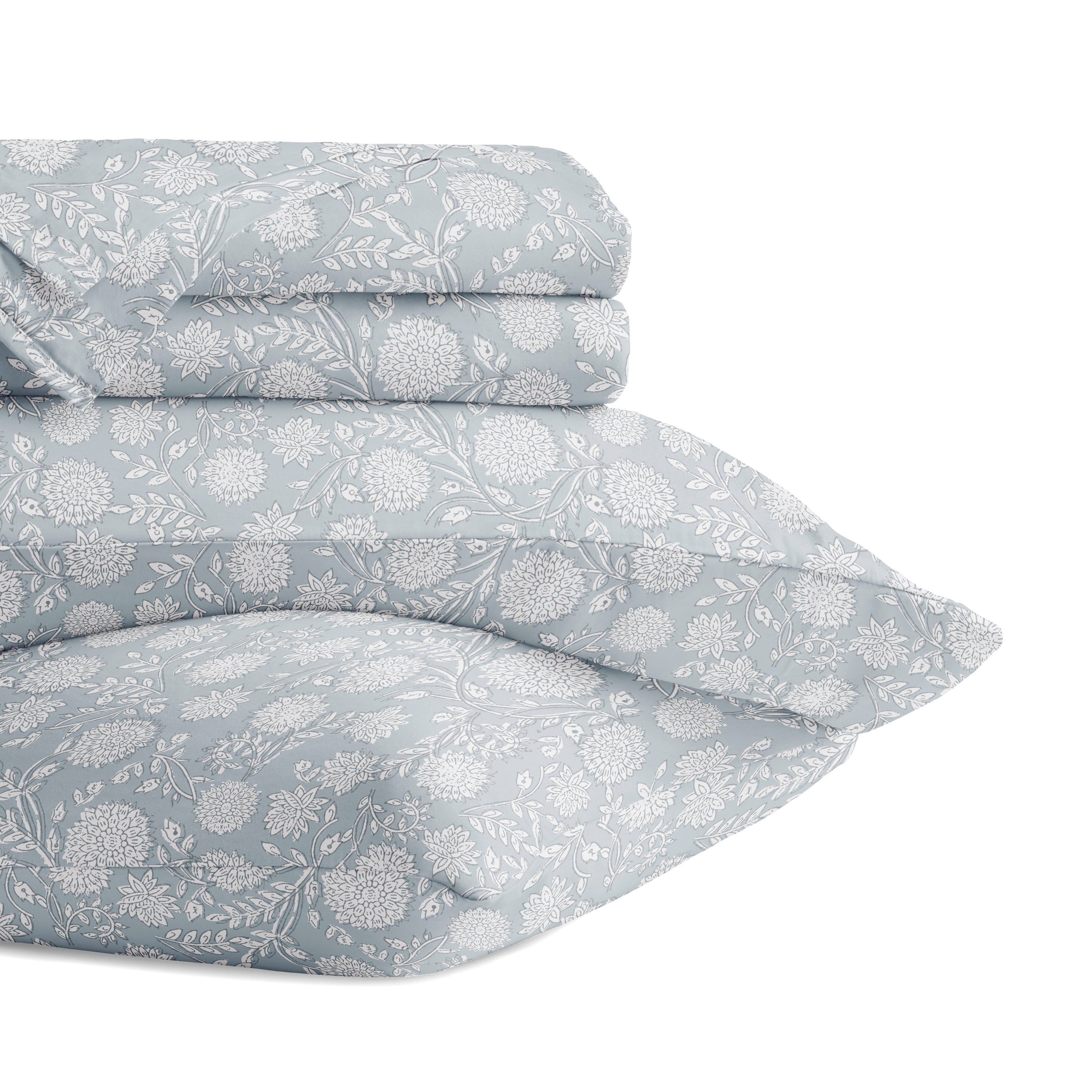 Bohemian Garden 100% Cotton Long Staple Sheet Set