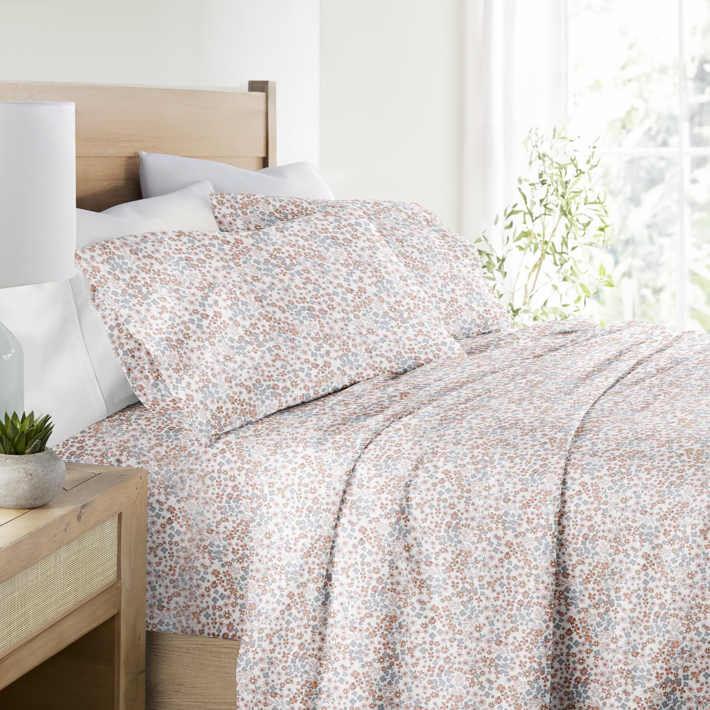 Garden Bloom 100% Cotton Long Staple Sheet Set