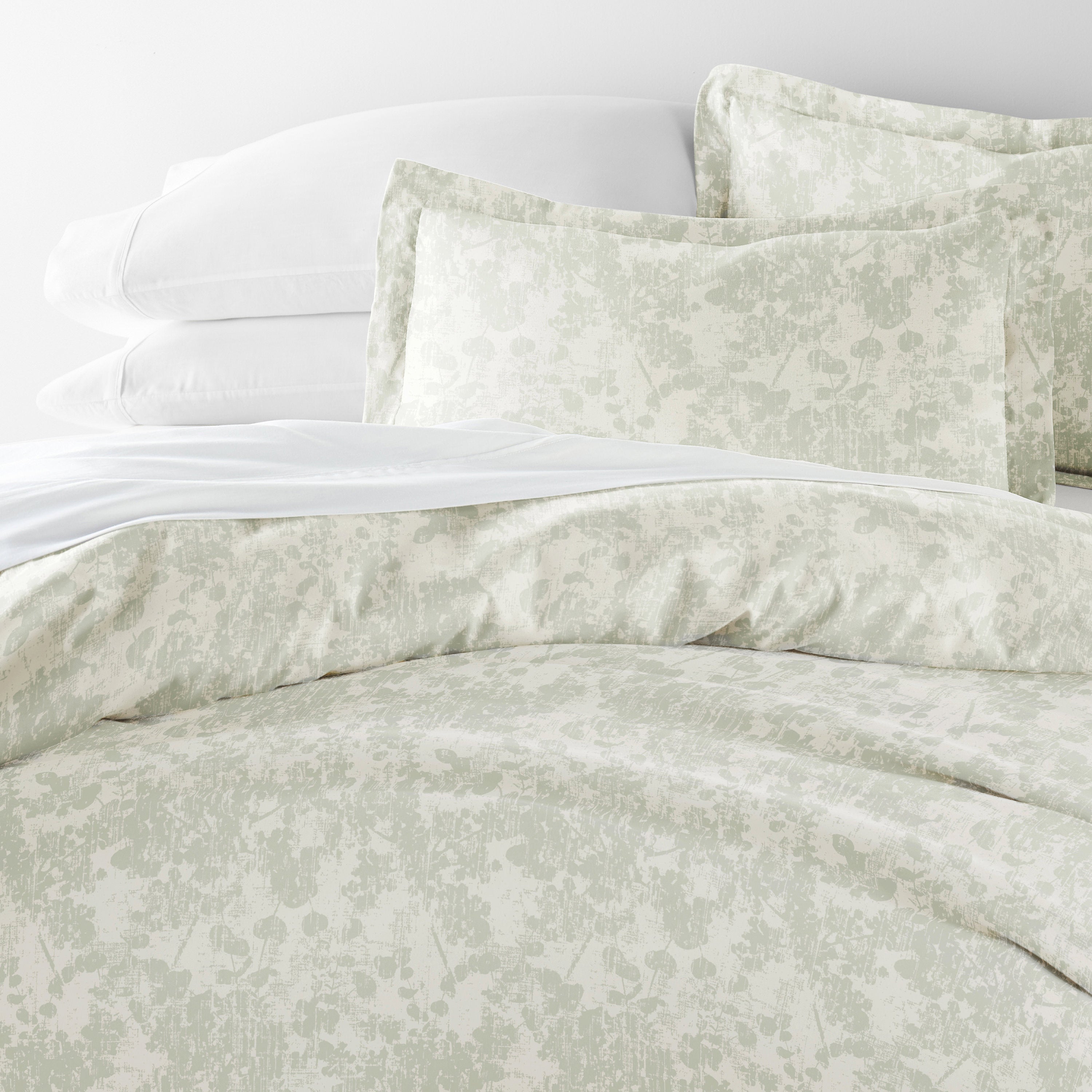 Weathered Floral Patterned Duvet Cover Set