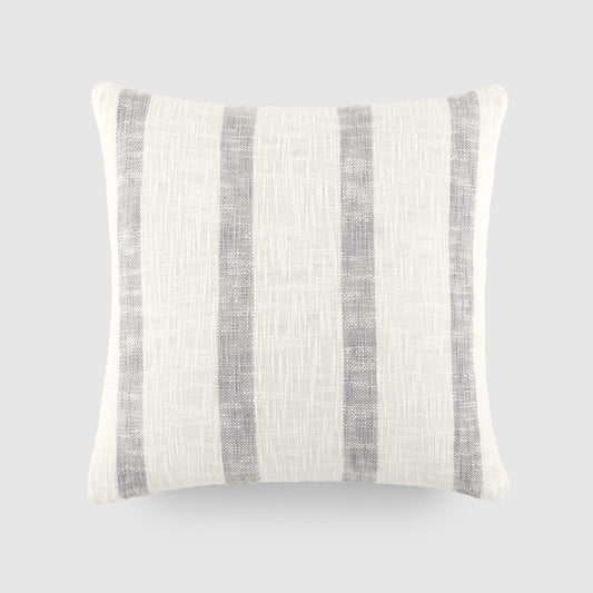 Yarn-Dyed Cotton Decor Throw Pillow in Awning Stripe