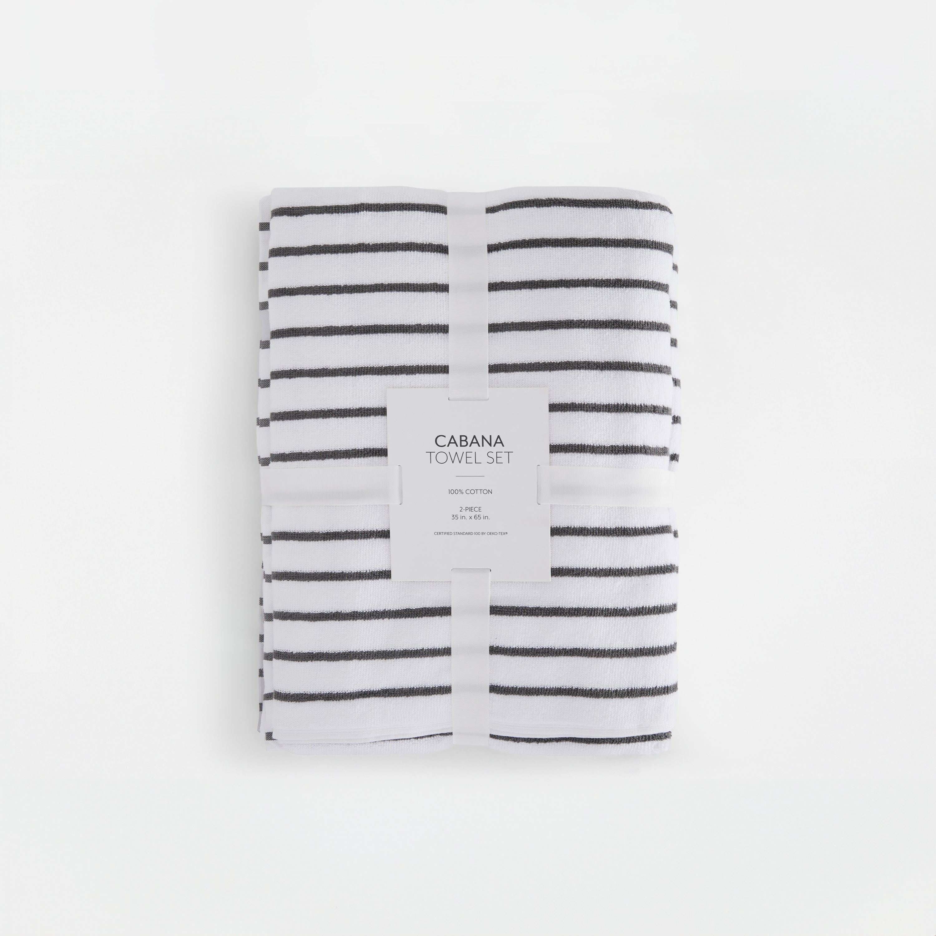 100% Cotton Stripe Cabana Towels