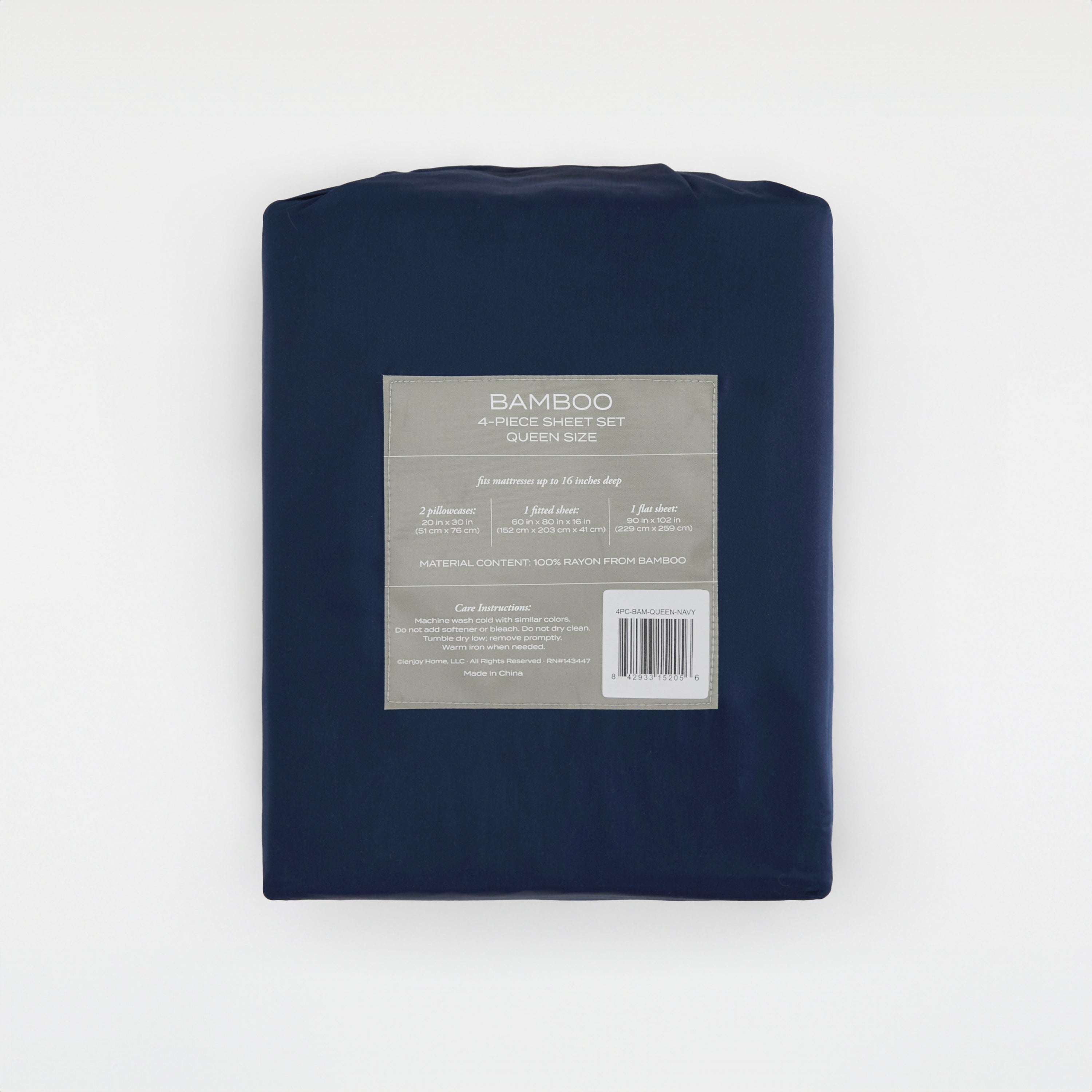 Naturally Cooling 4-Piece Bamboo Sheet Set