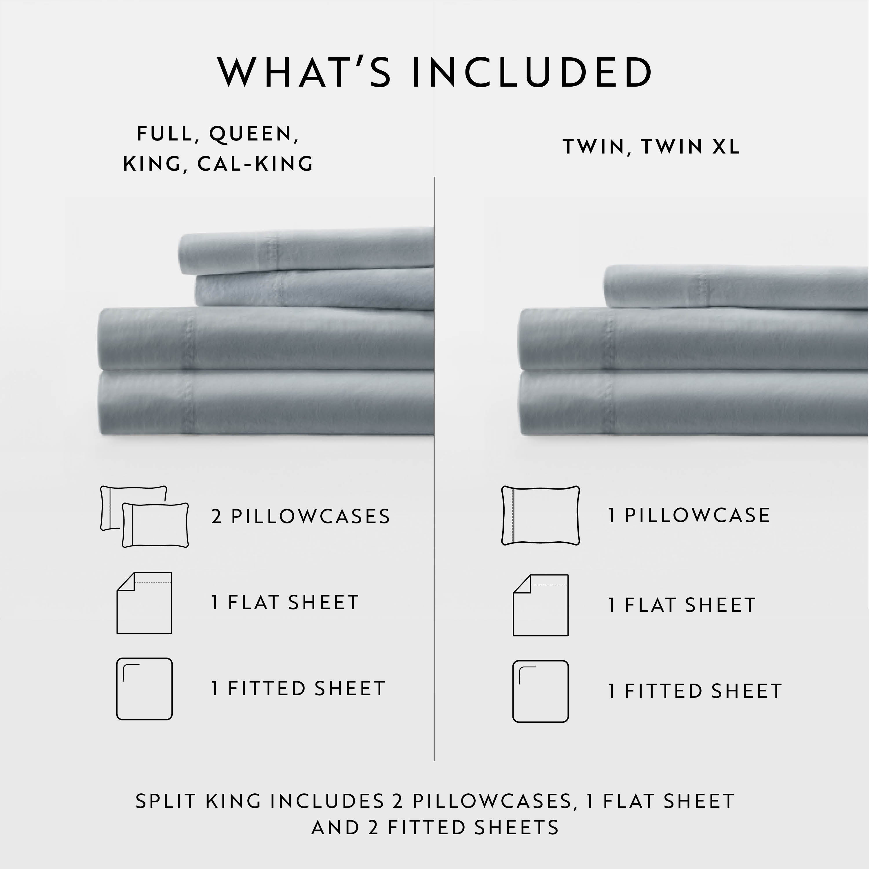 4-Piece 100% Cotton Long Staple Sheet Set