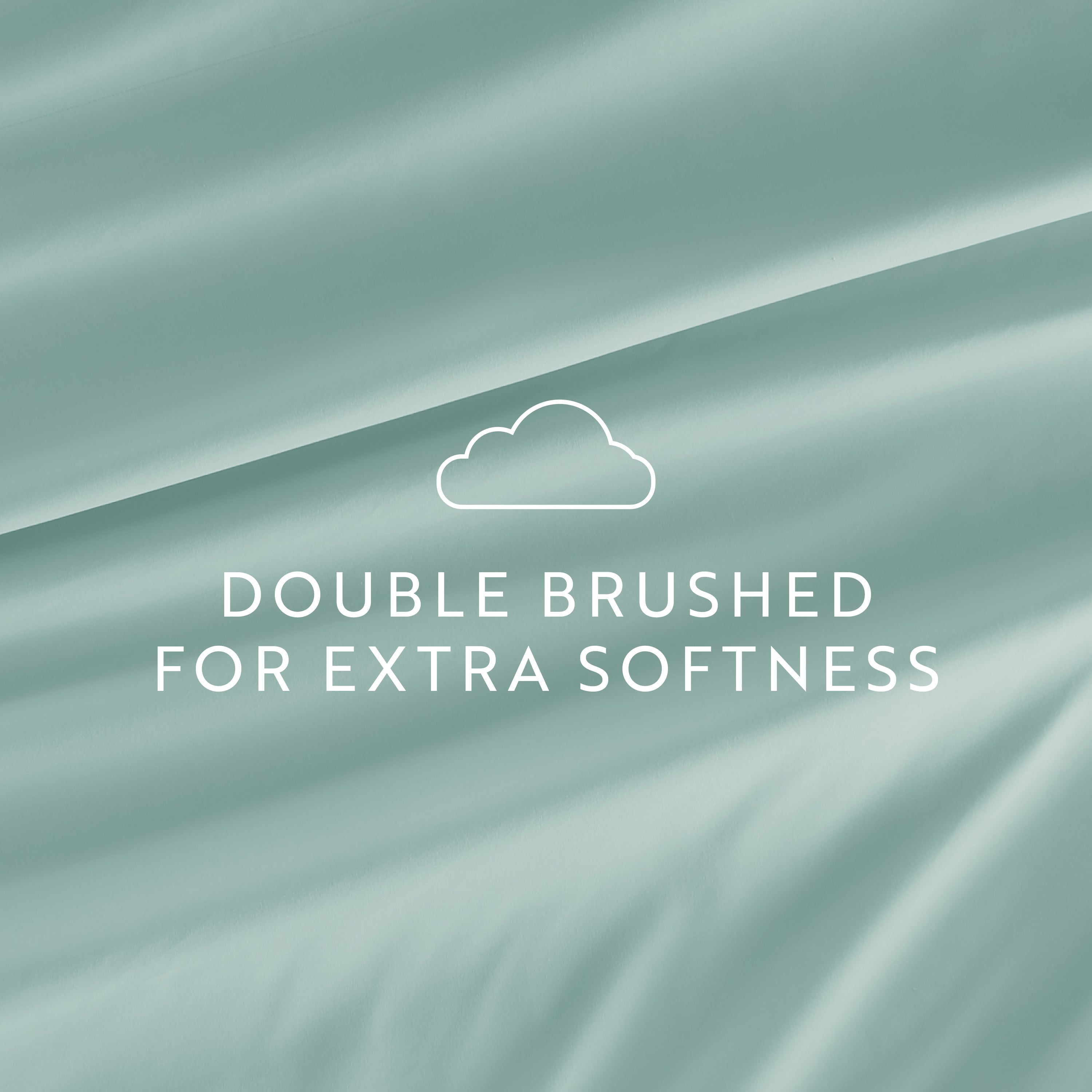 4-Piece Double Brushed Solid Sheet Set