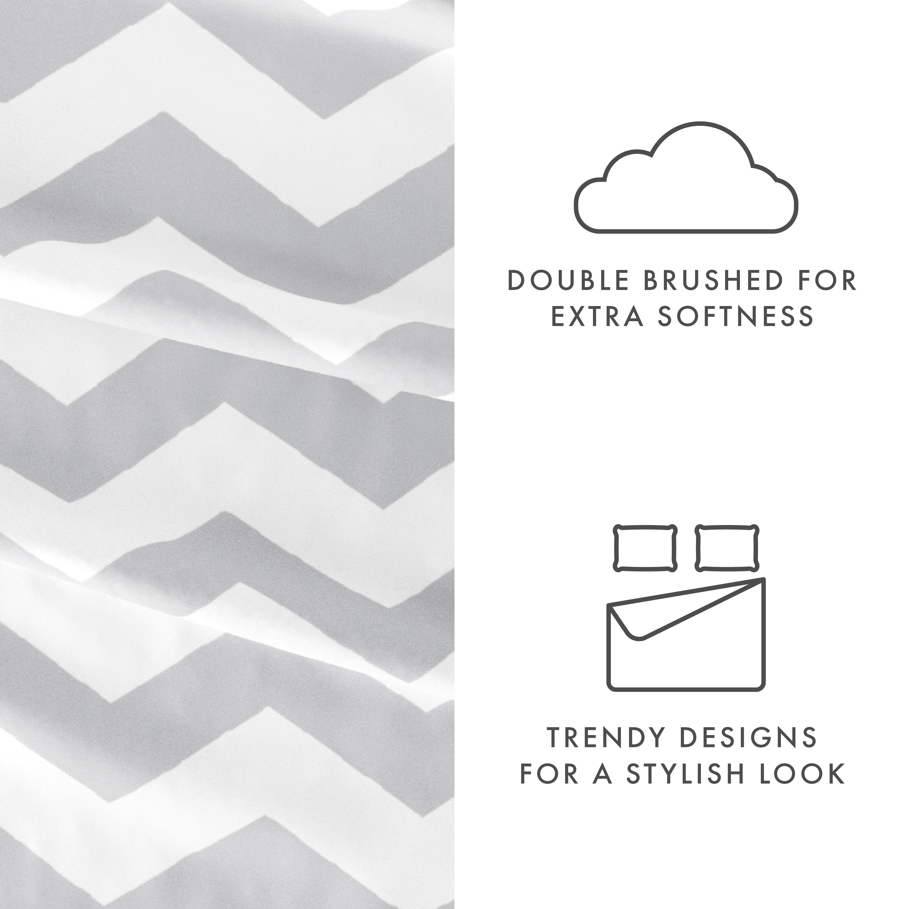 Arrow 4-Piece Patterned Sheet Set