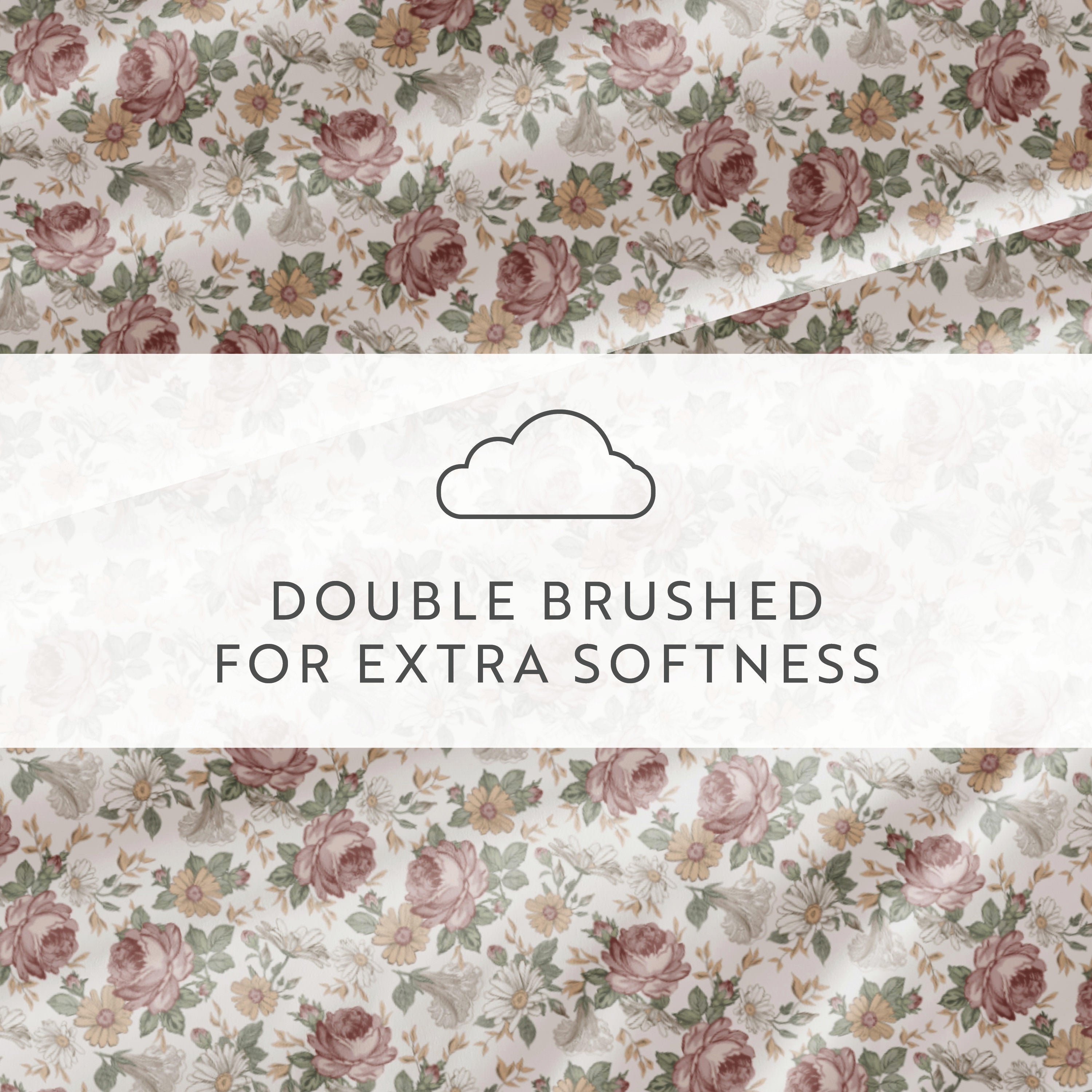 Blooming Floral 4-Piece Patterned Sheet Set