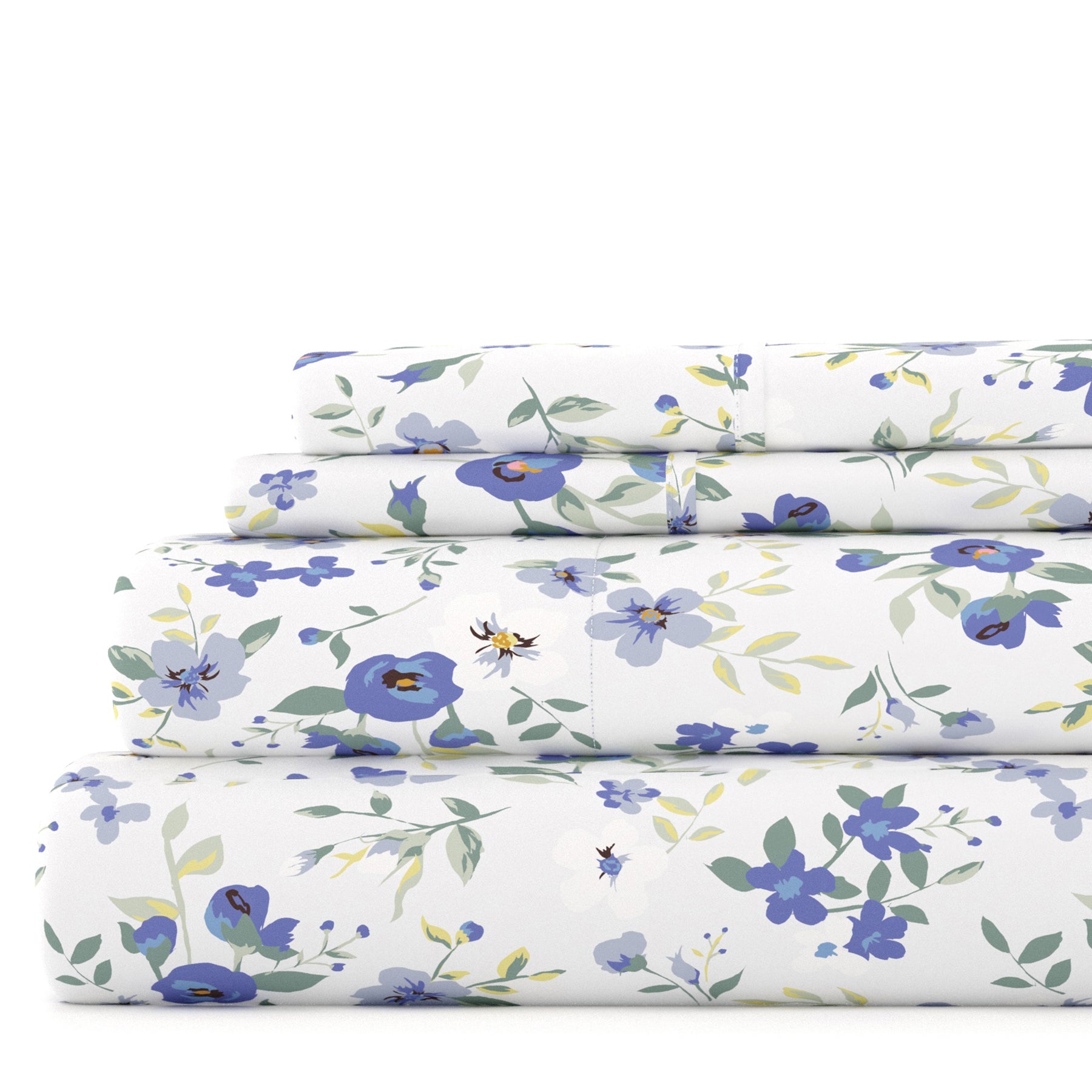 Blossoms 4-Piece Patterned Sheet Set