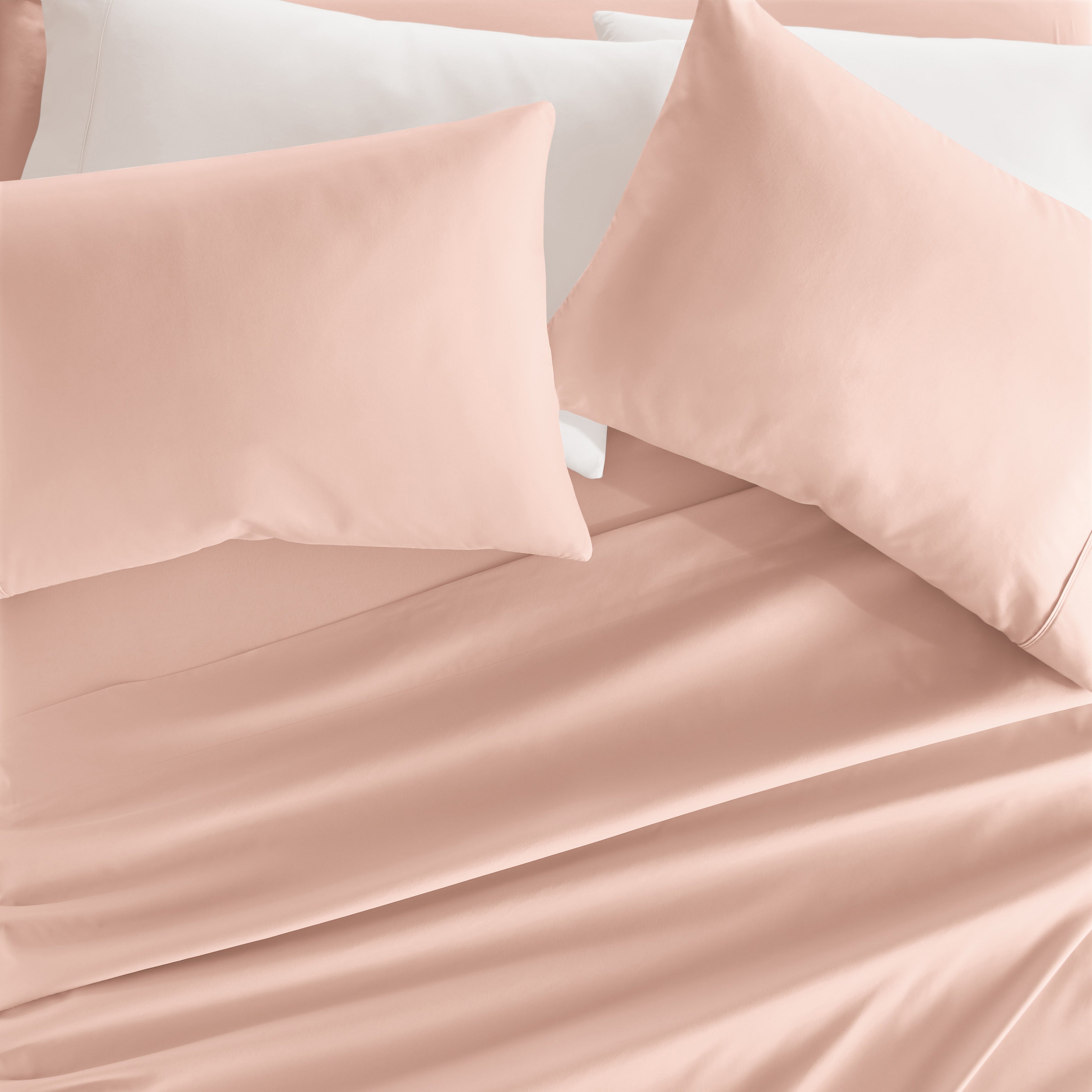 4-Piece Double Brushed Solid Sheet Set