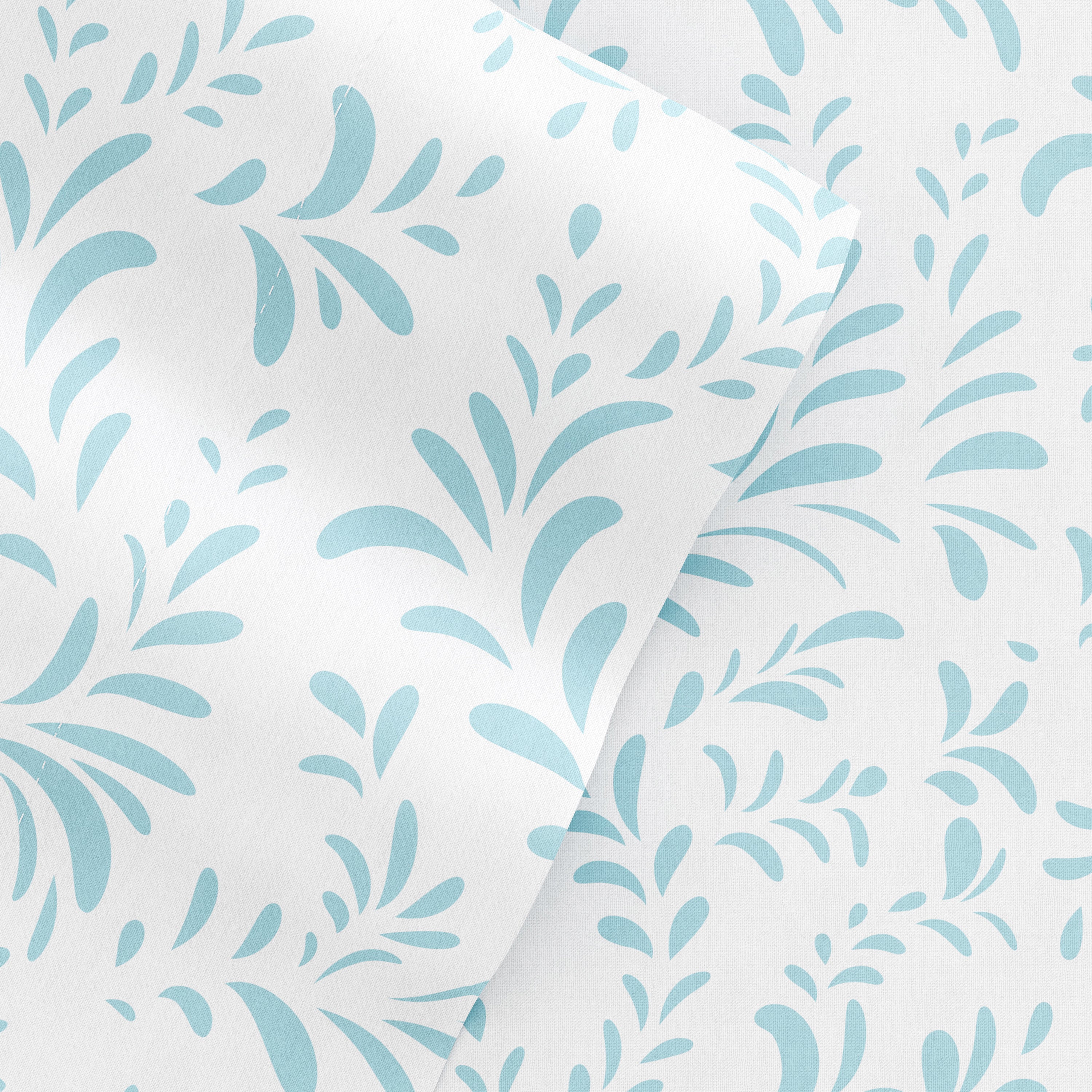 Burst of Vines 4-Piece Patterned Sheet Set