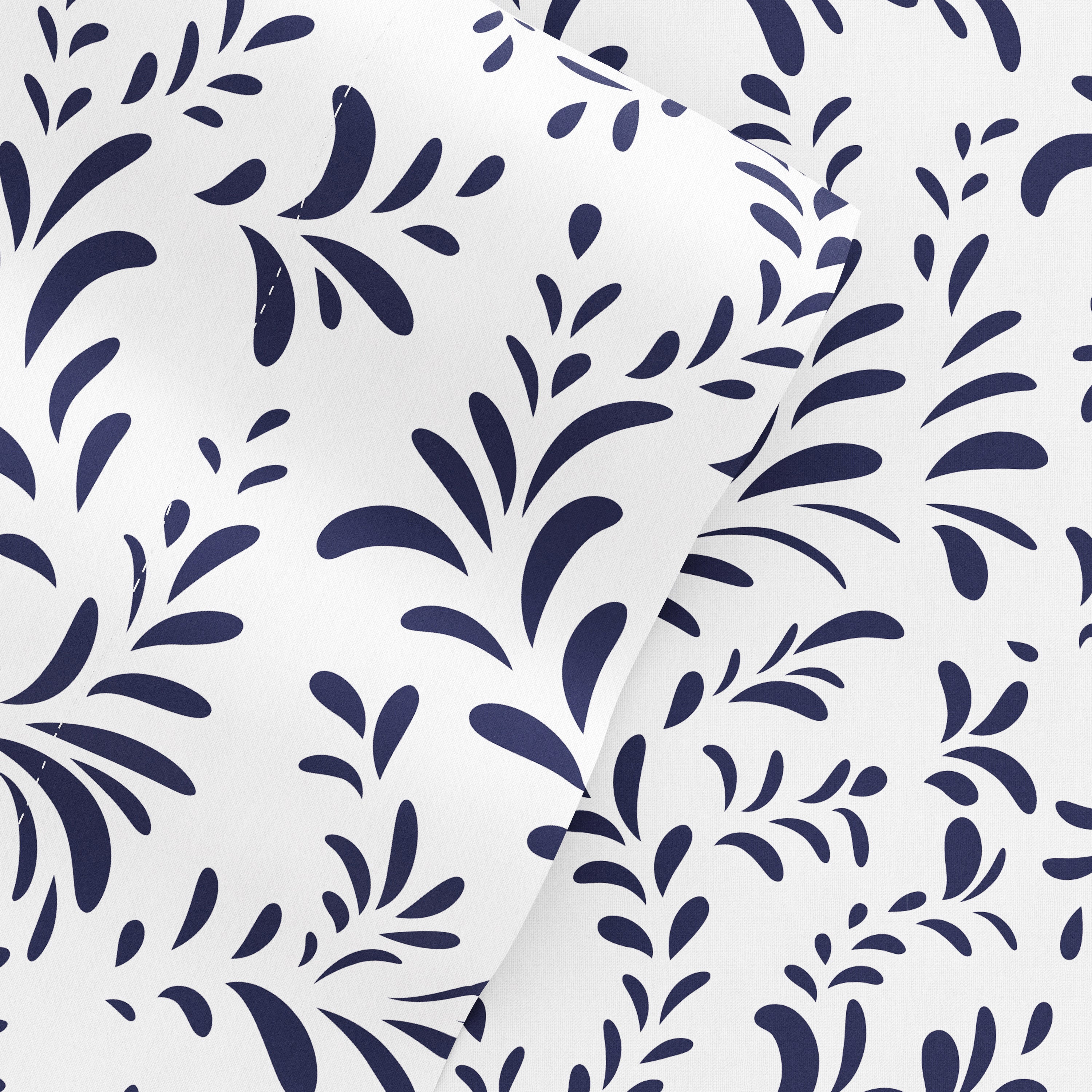 Burst of Vines 4-Piece Patterned Sheet Set