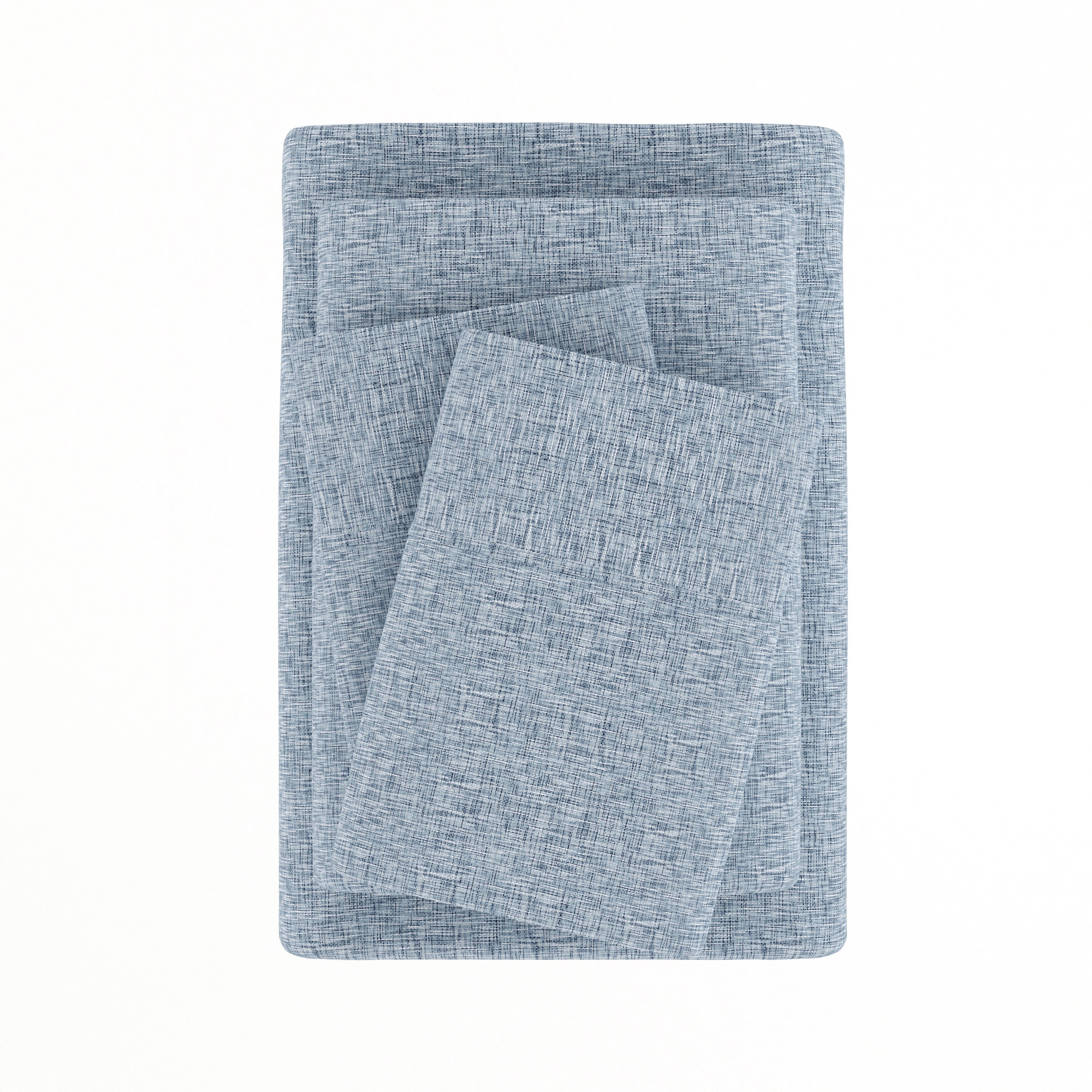 Chambray 4-Piece Patterned Sheet Set