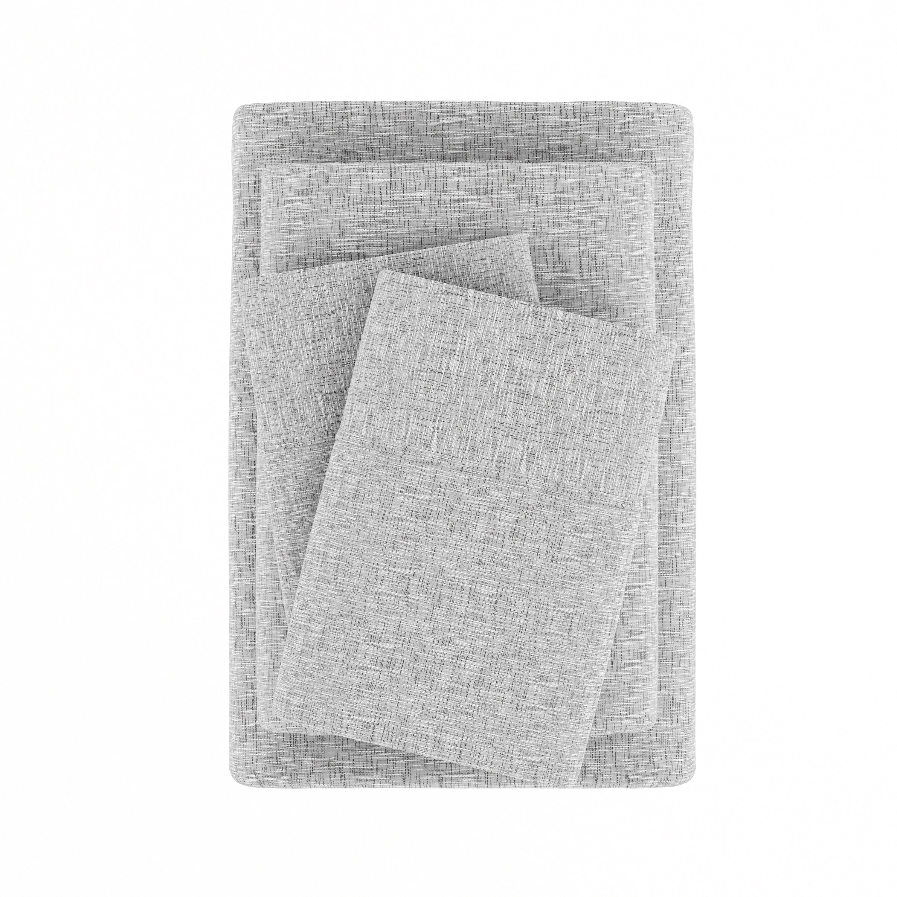 Chambray 4-Piece Patterned Sheet Set