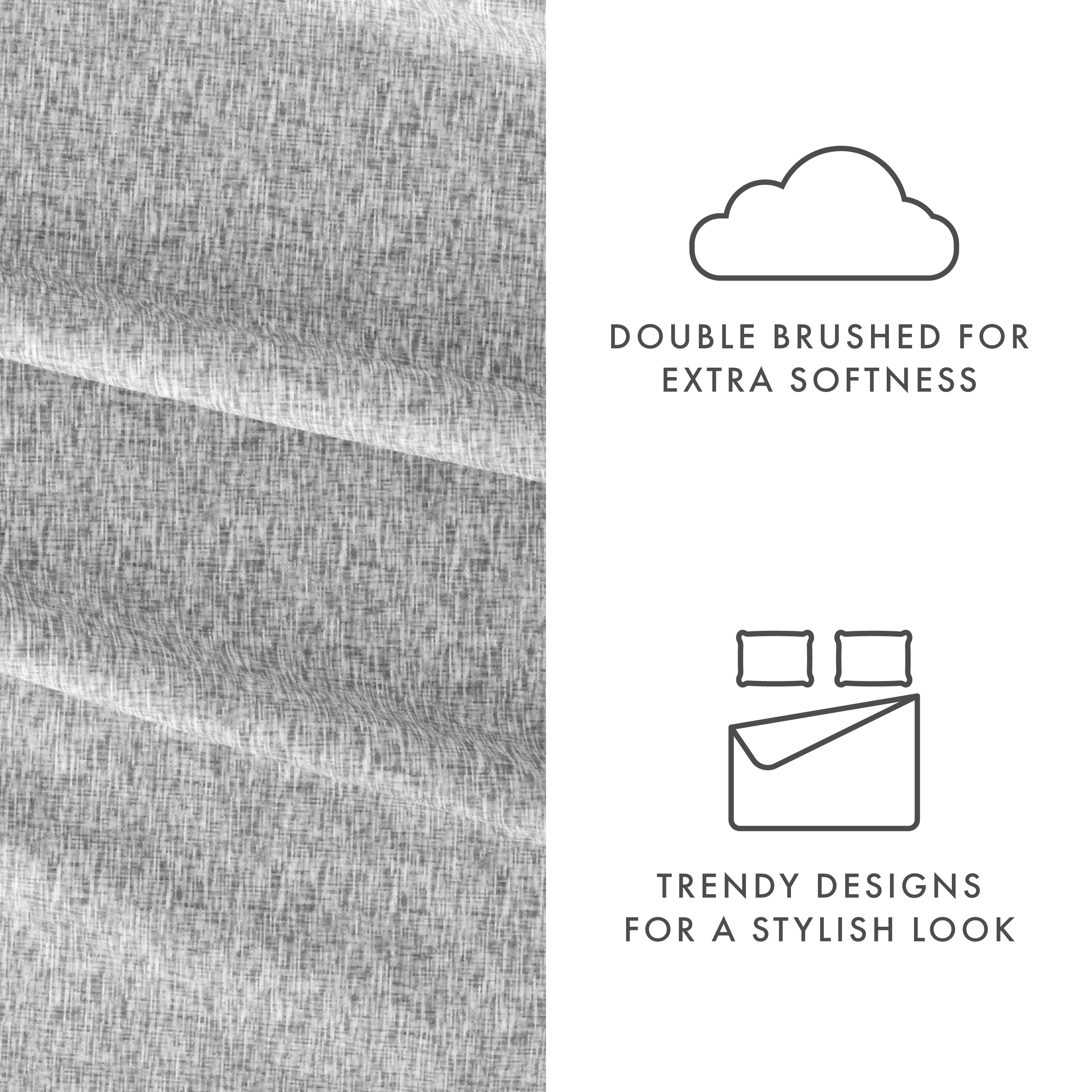 Chambray 4-Piece Patterned Sheet Set