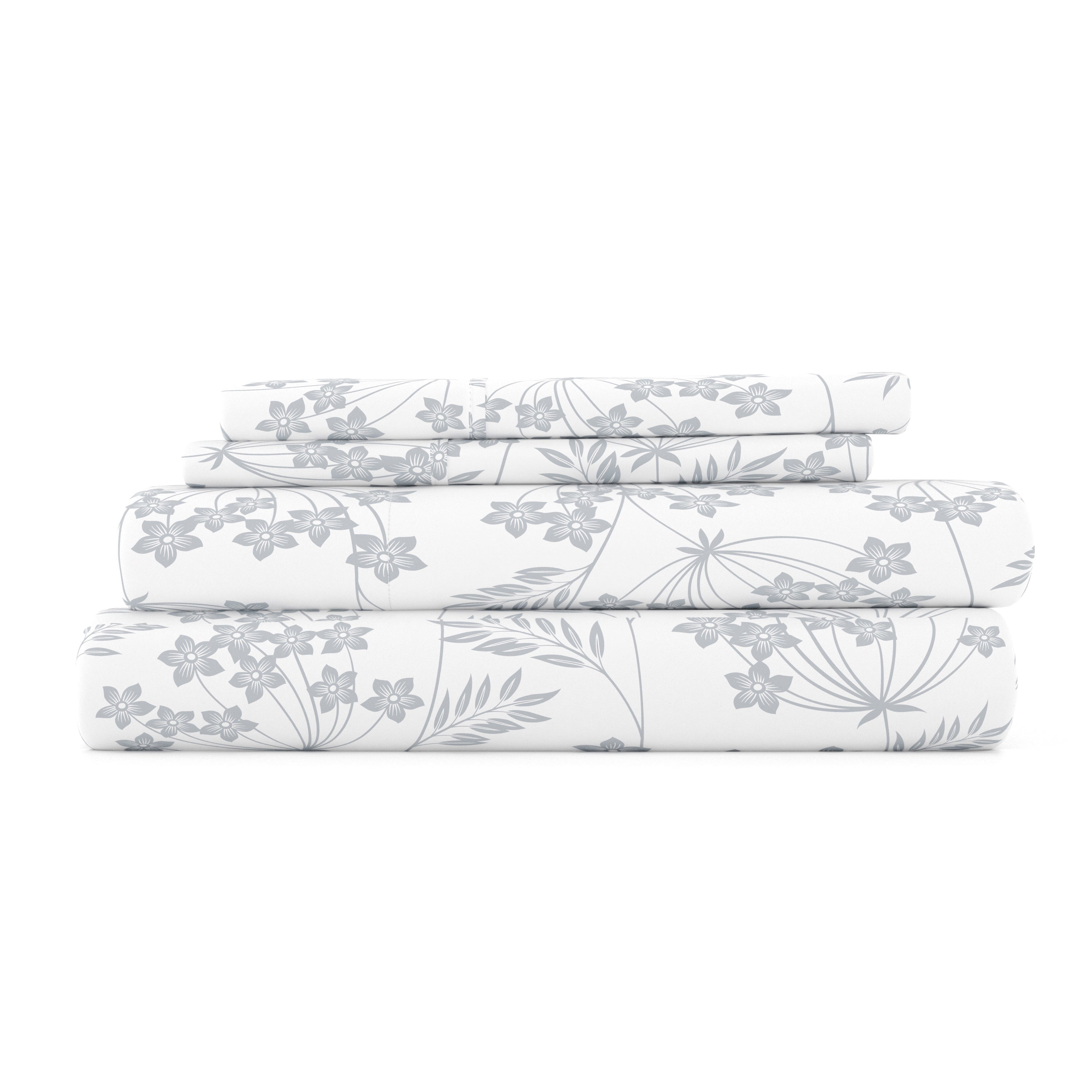 Chantilly Lace 4-Piece Patterned Sheet Set