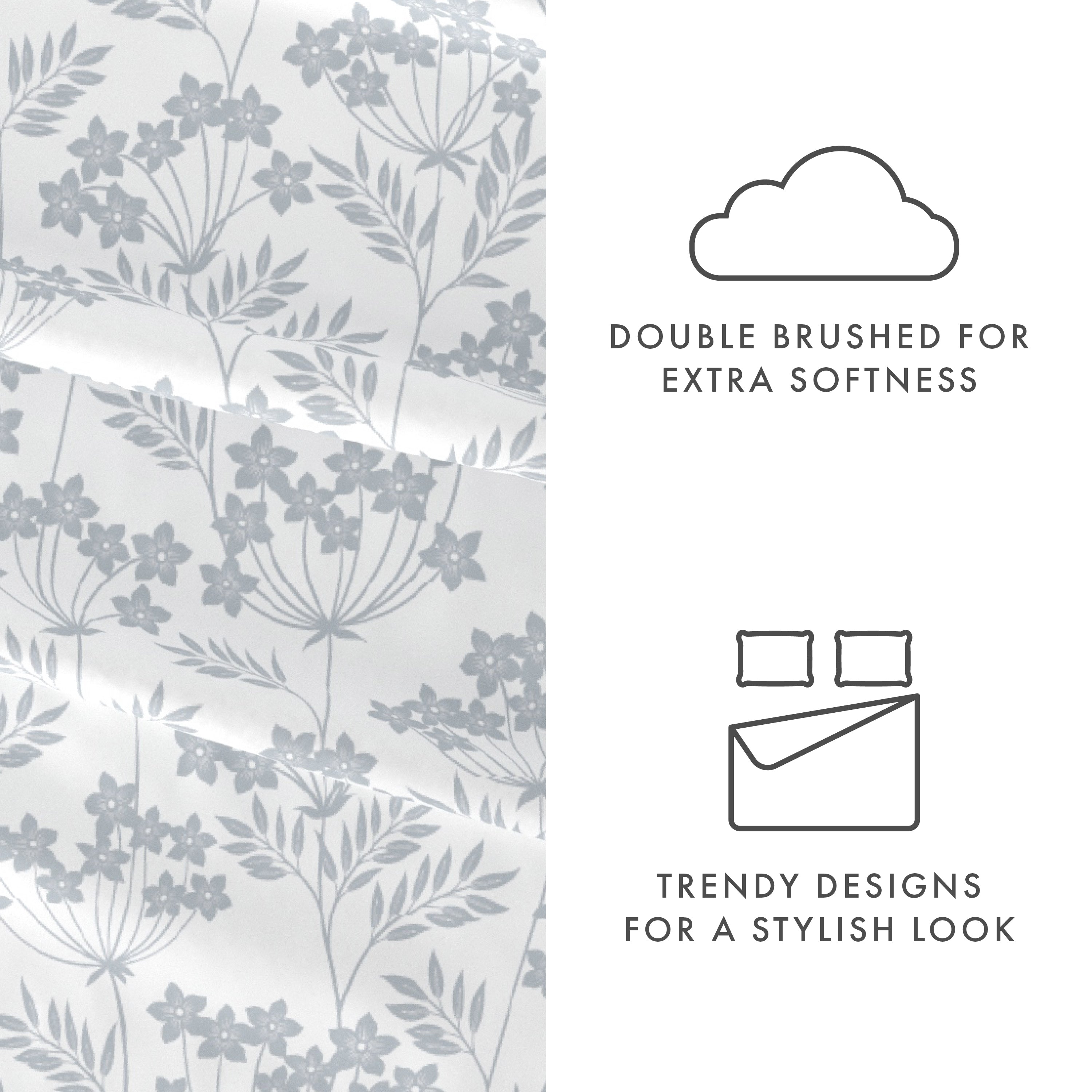 Chantilly Lace 4-Piece Patterned Sheet Set