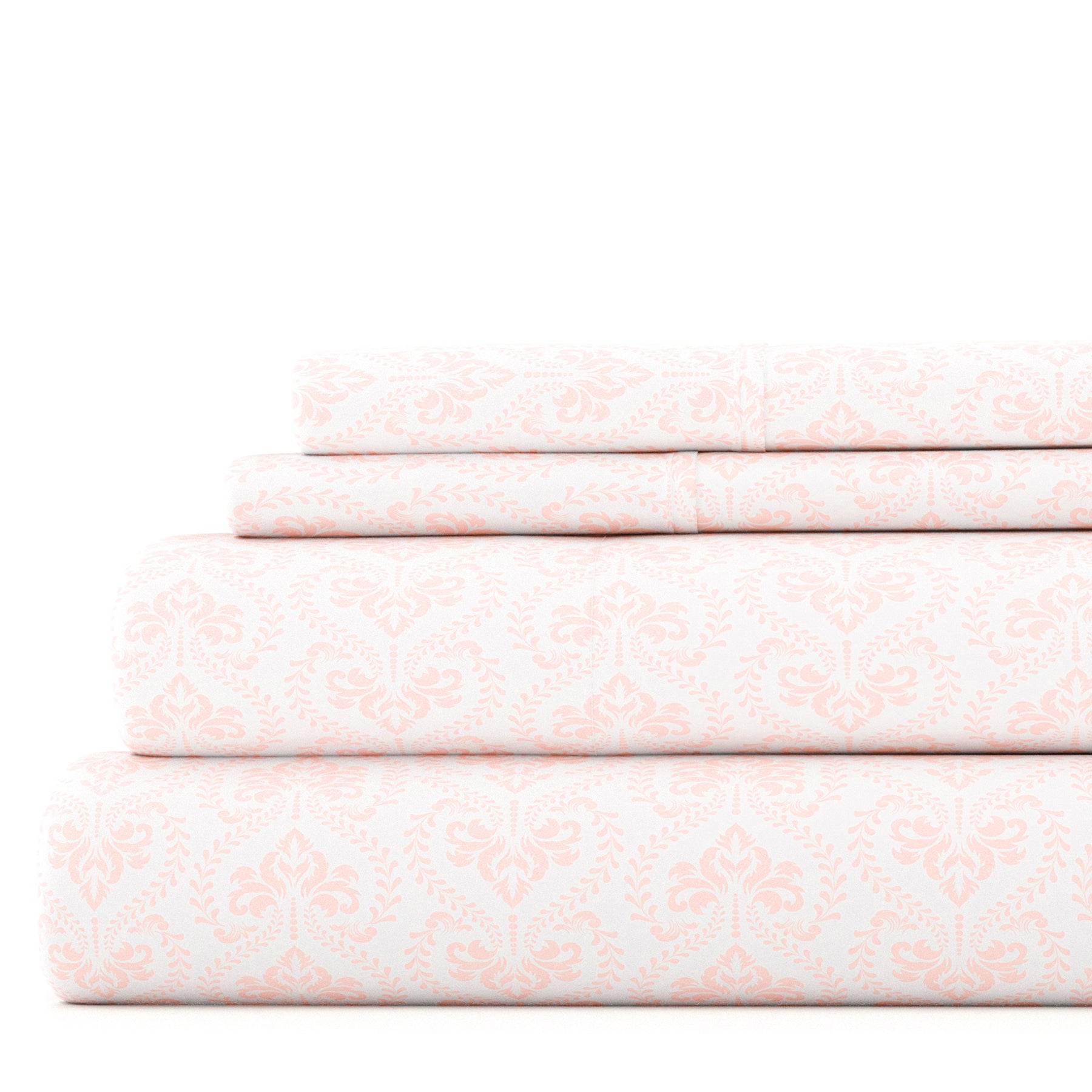 Classic in Pink 4-Piece Patterned Sheet Set
