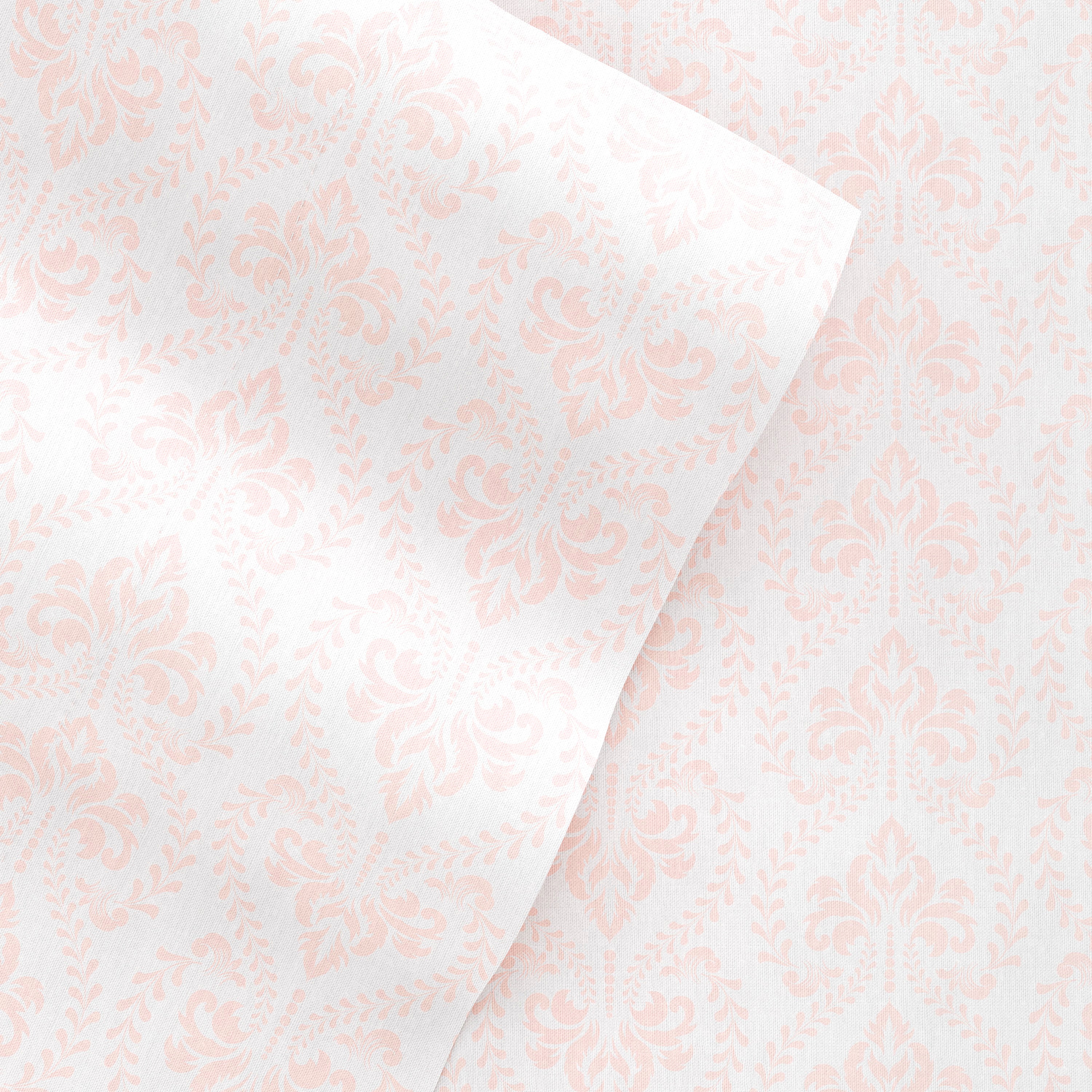 Classic in Pink 4-Piece Patterned Sheet Set