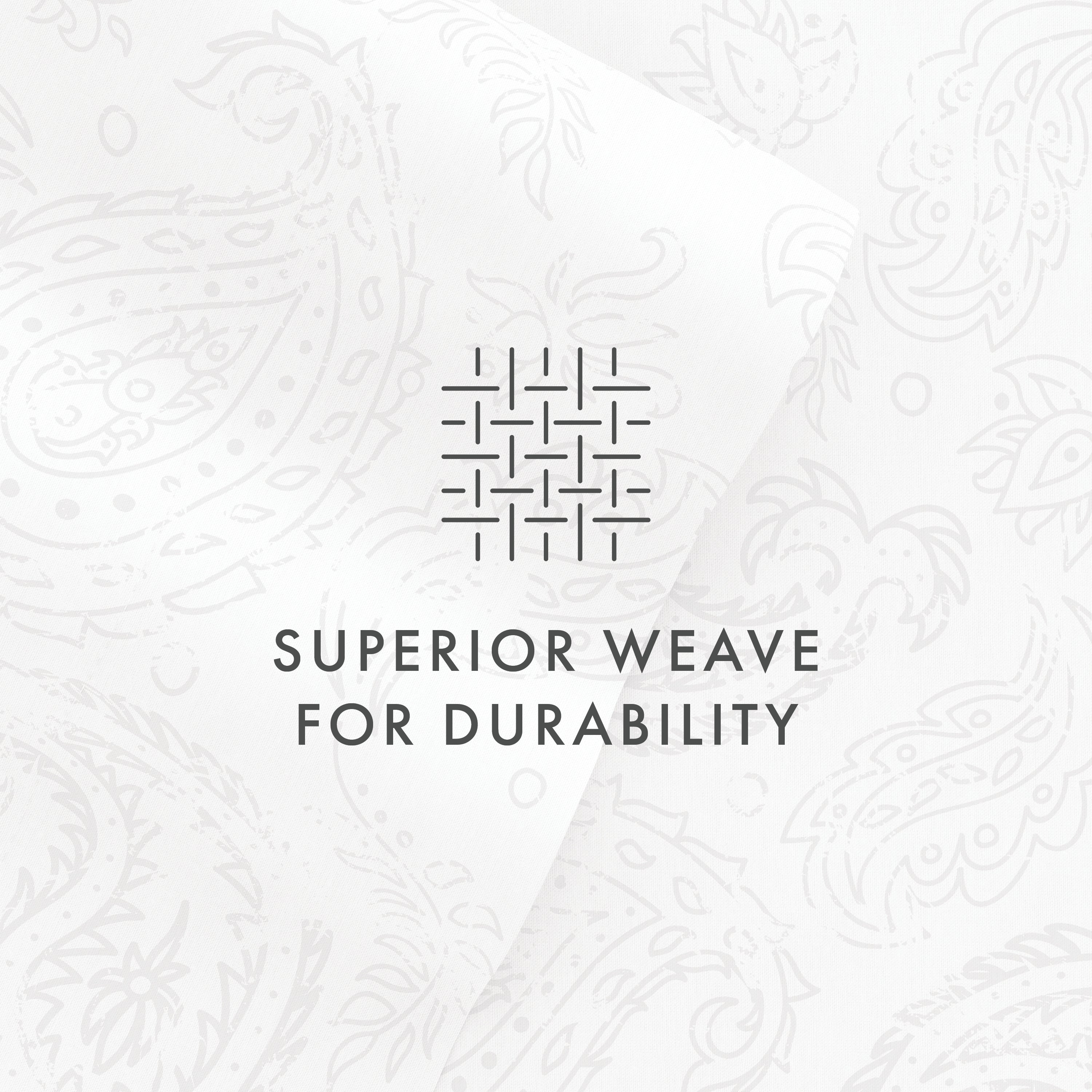 Coarse Paisley 4-Piece Patterned Sheet Set