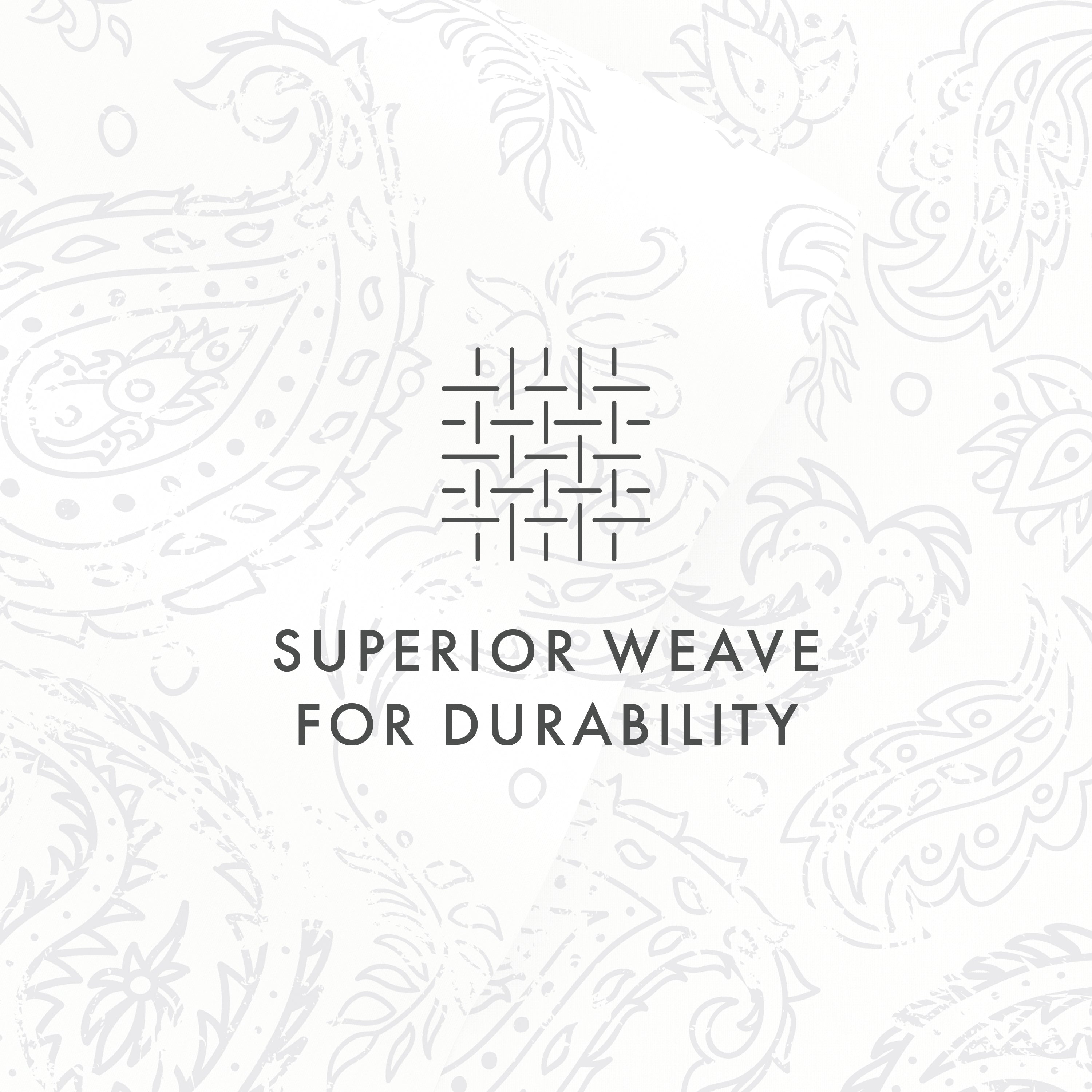 Coarse Paisley 4-Piece Patterned Sheet Set