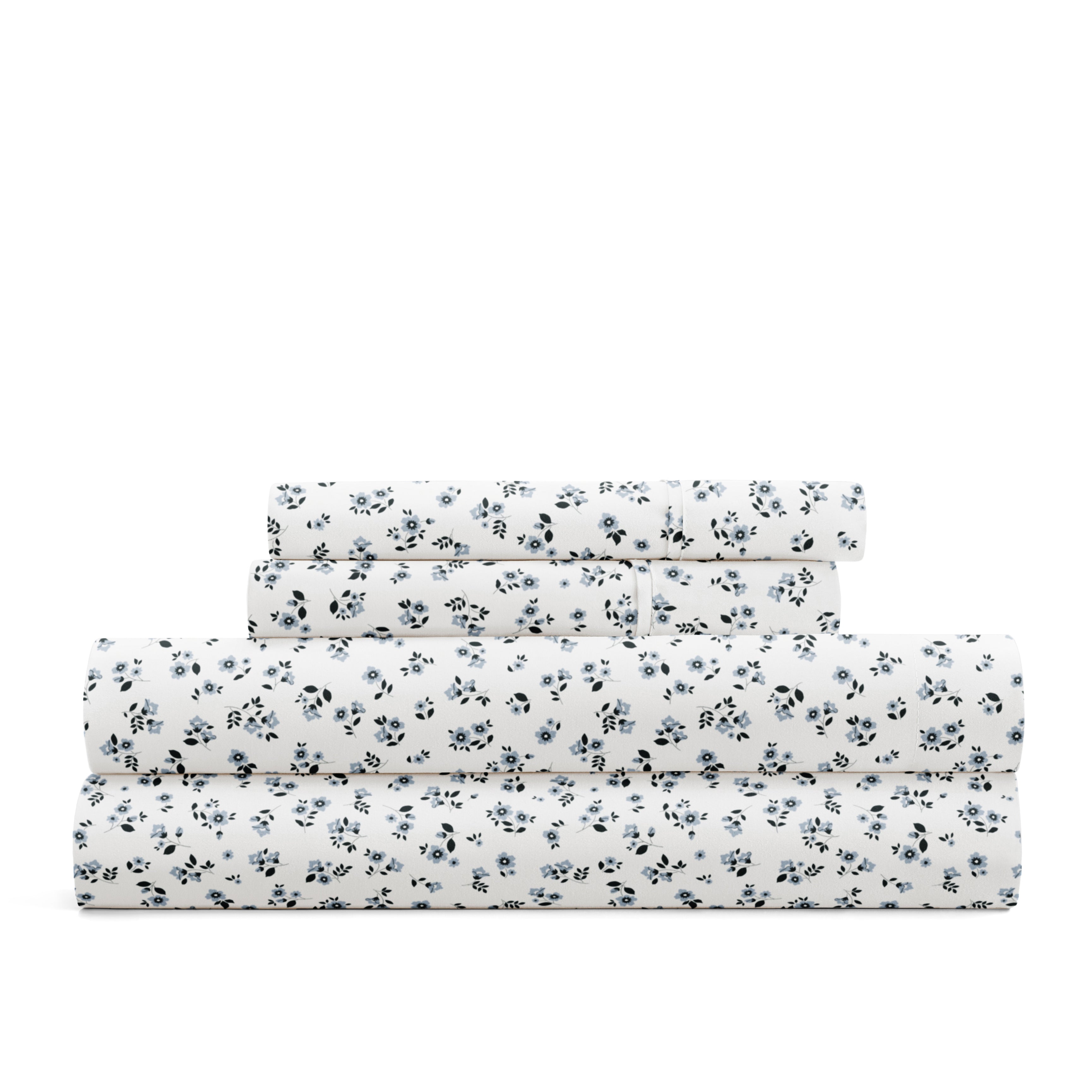 Ditsy Floral 4-Piece Patterned Sheet Set