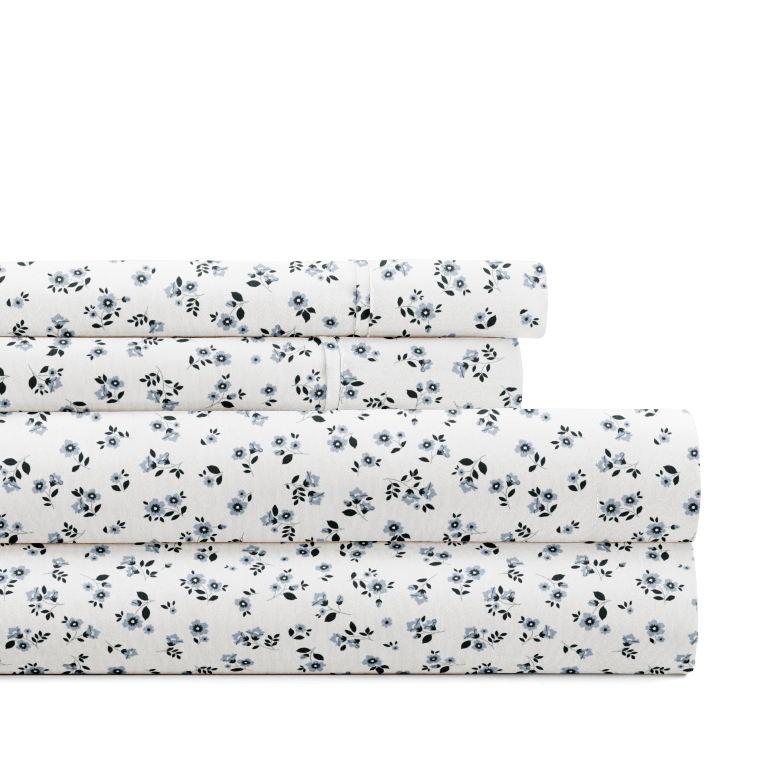 Ditsy Floral 4-Piece Patterned Sheet Set