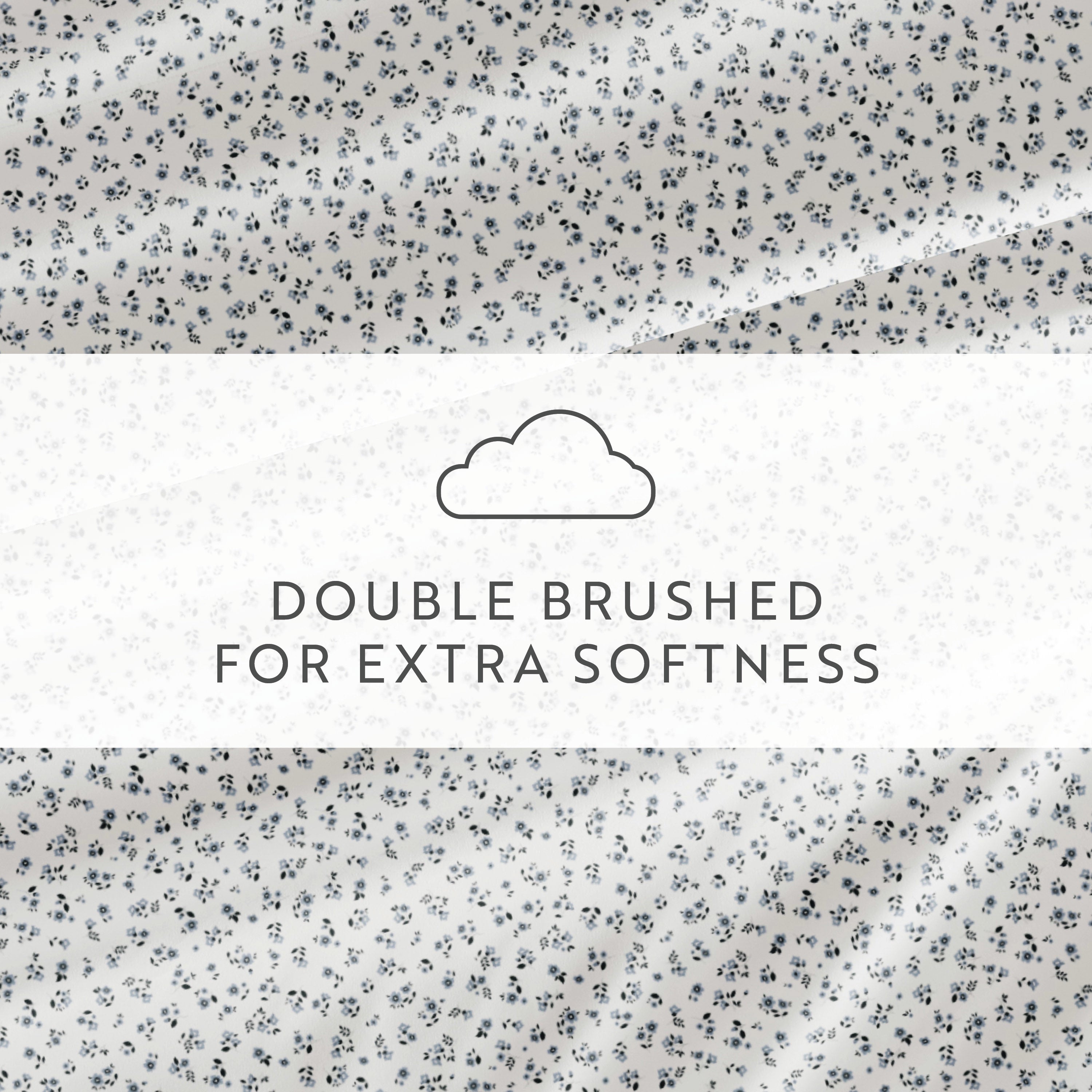 Ditsy Floral 4-Piece Patterned Sheet Set