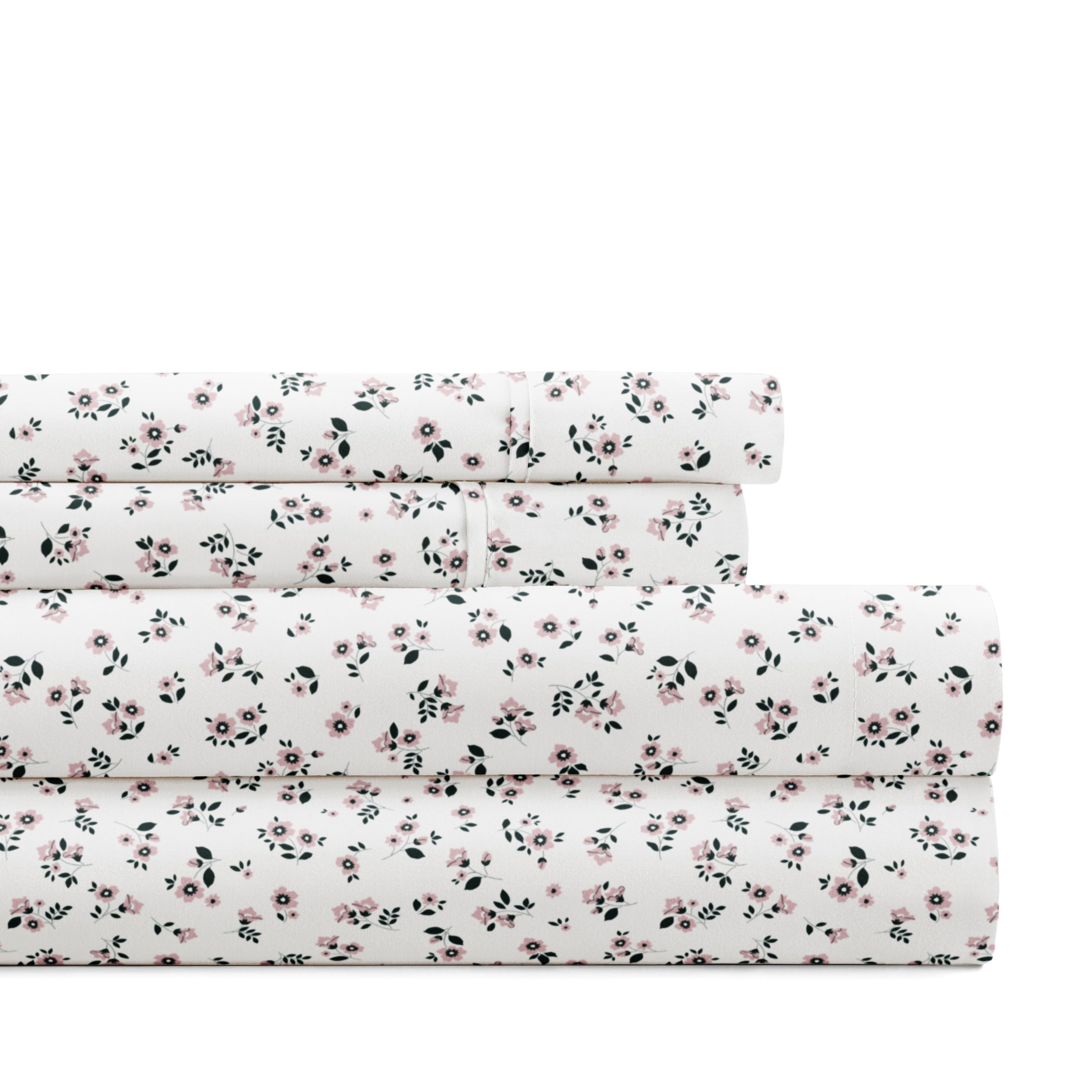 Ditsy Floral 4-Piece Patterned Sheet Set
