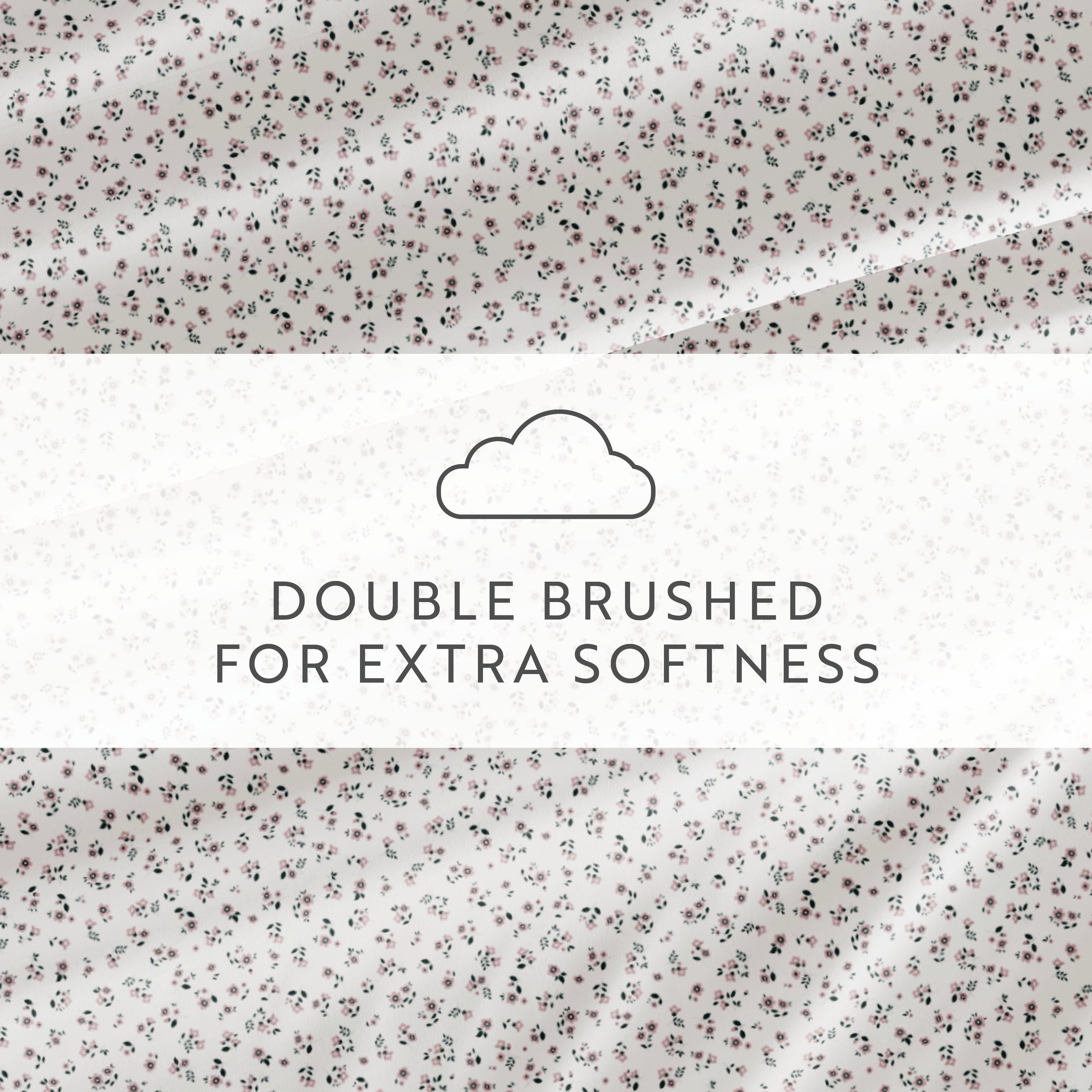 Ditsy Floral 4-Piece Patterned Sheet Set