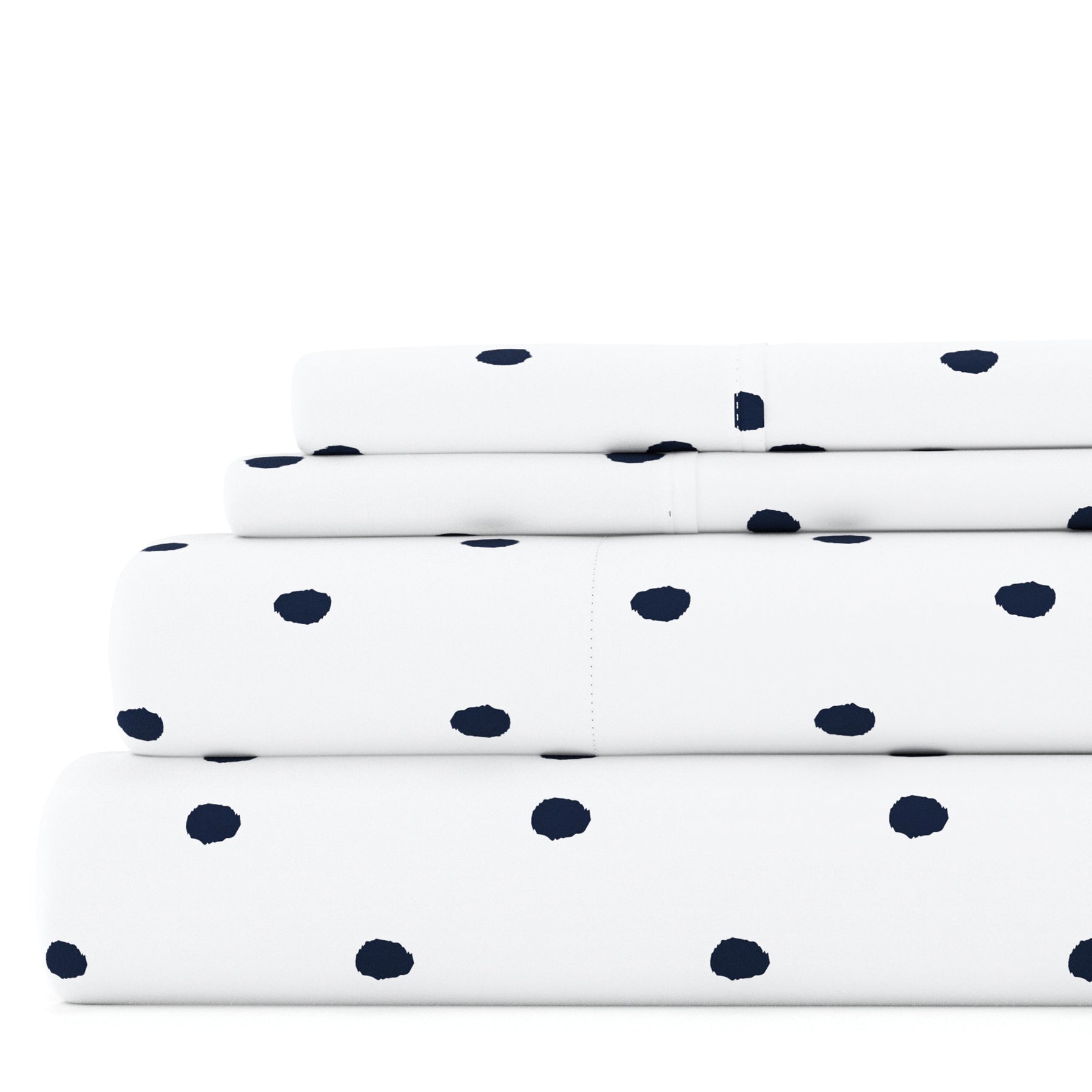 Dots 4-Piece Patterned Sheet Set