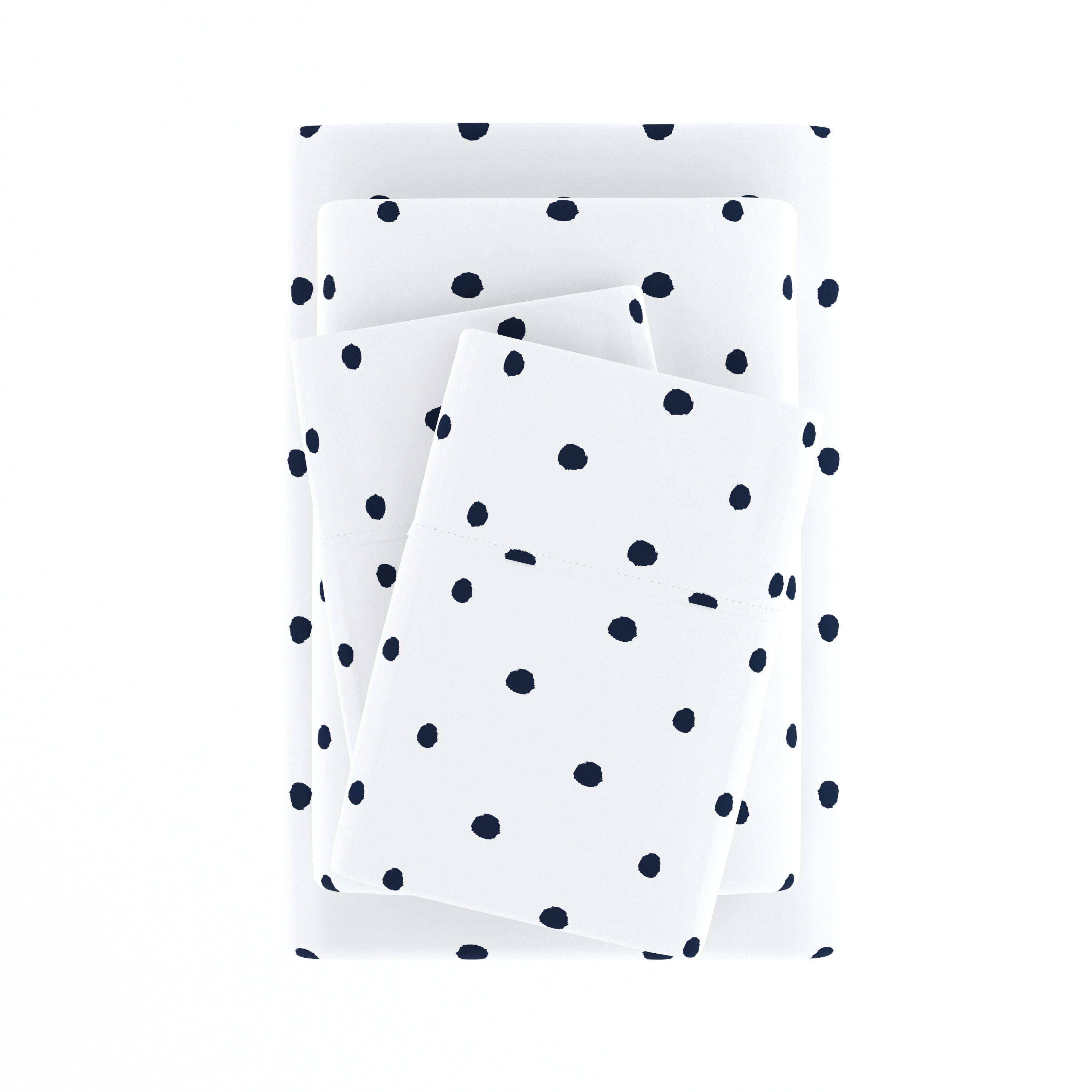 Dots 4-Piece Patterned Sheet Set