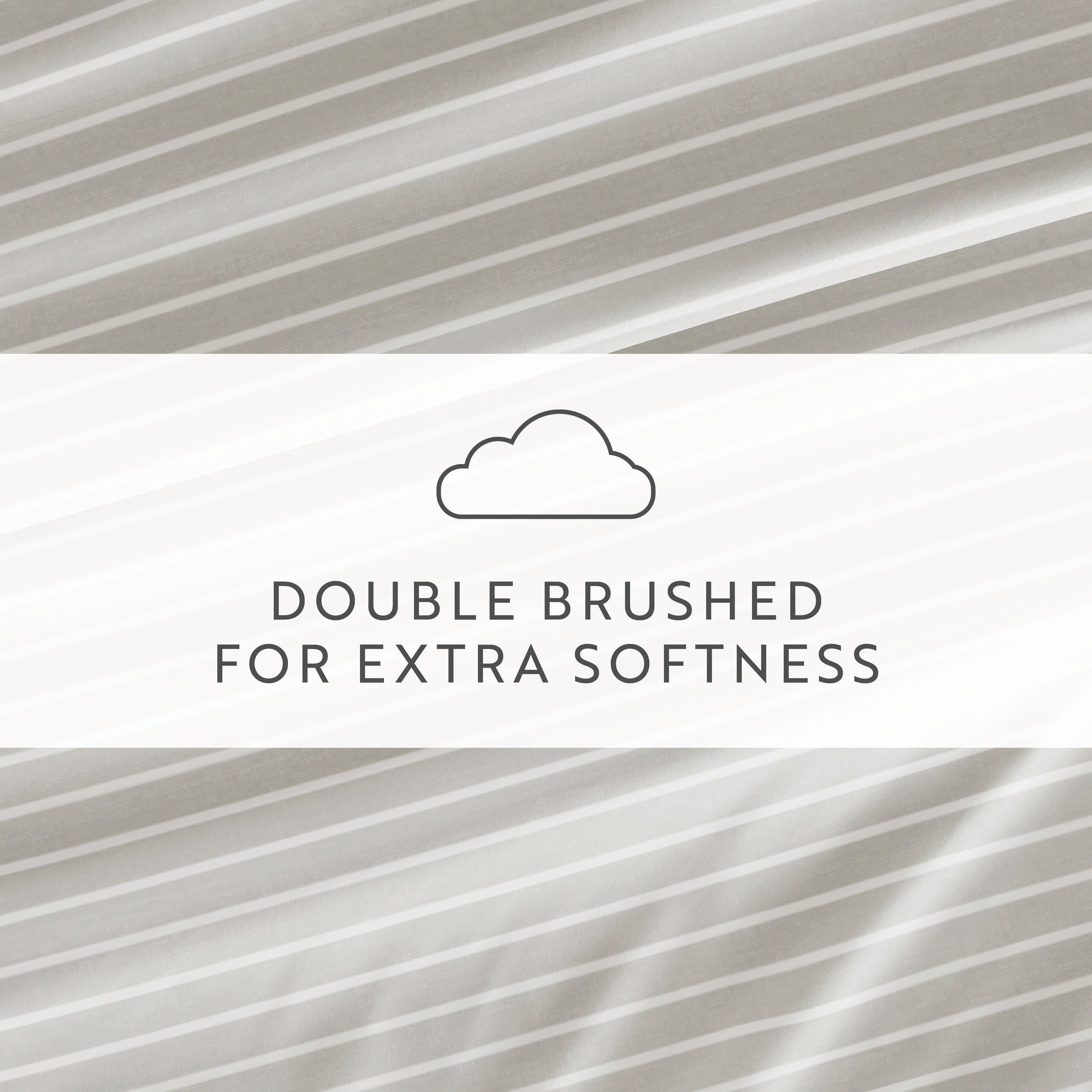 Distressed Awning Stripe 4-Piece Patterned Sheet Set