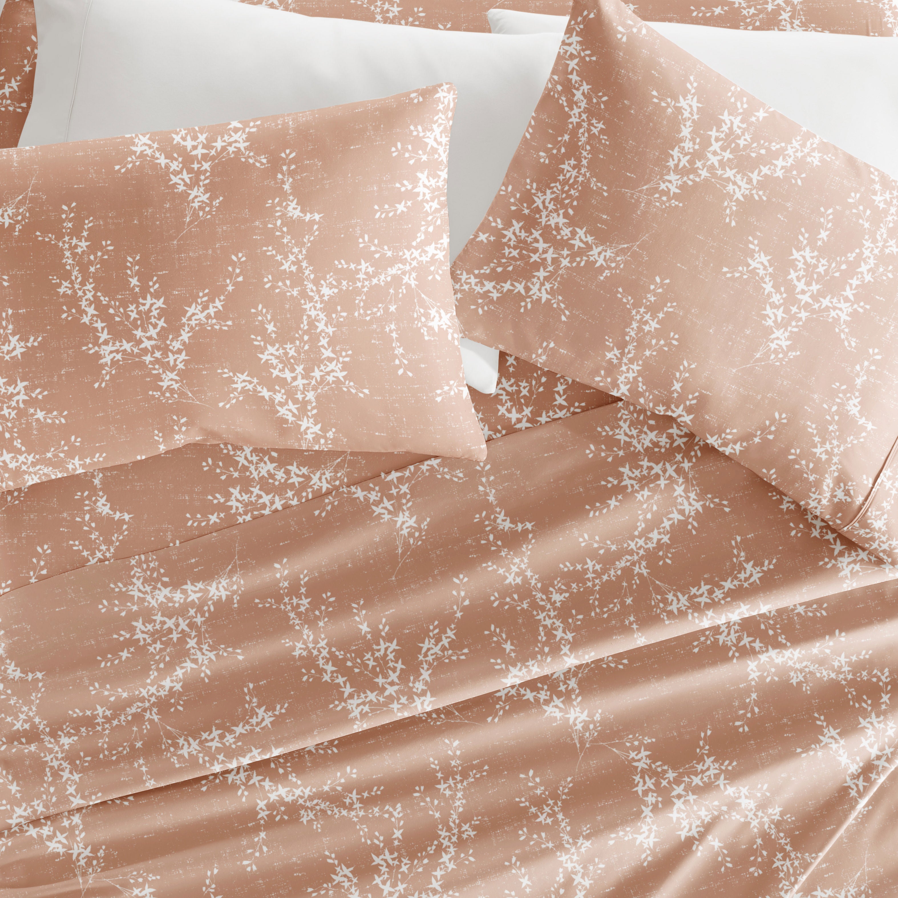 Distressed Willow 4-Piece Patterned Sheet Set