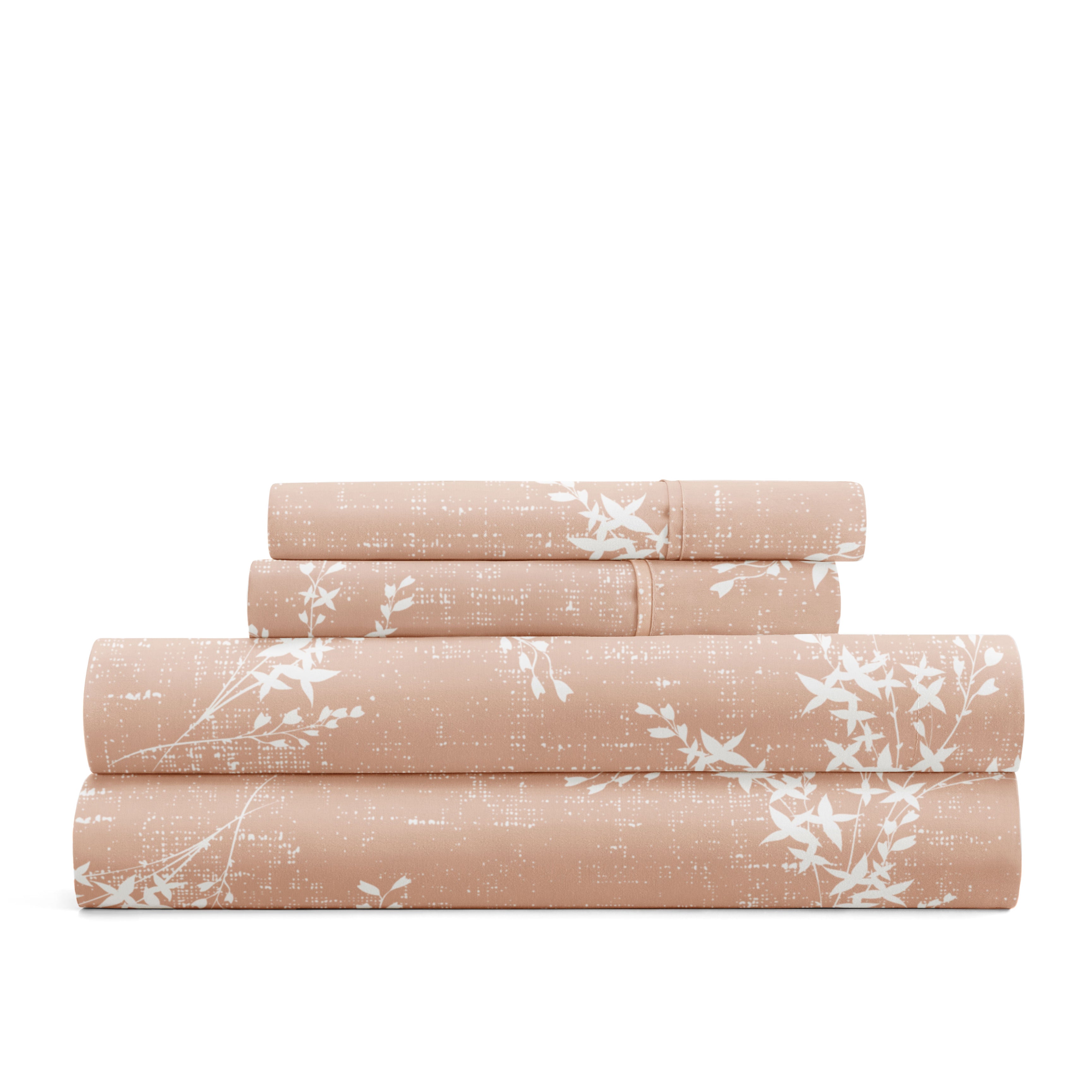 Distressed Willow 4-Piece Patterned Sheet Set
