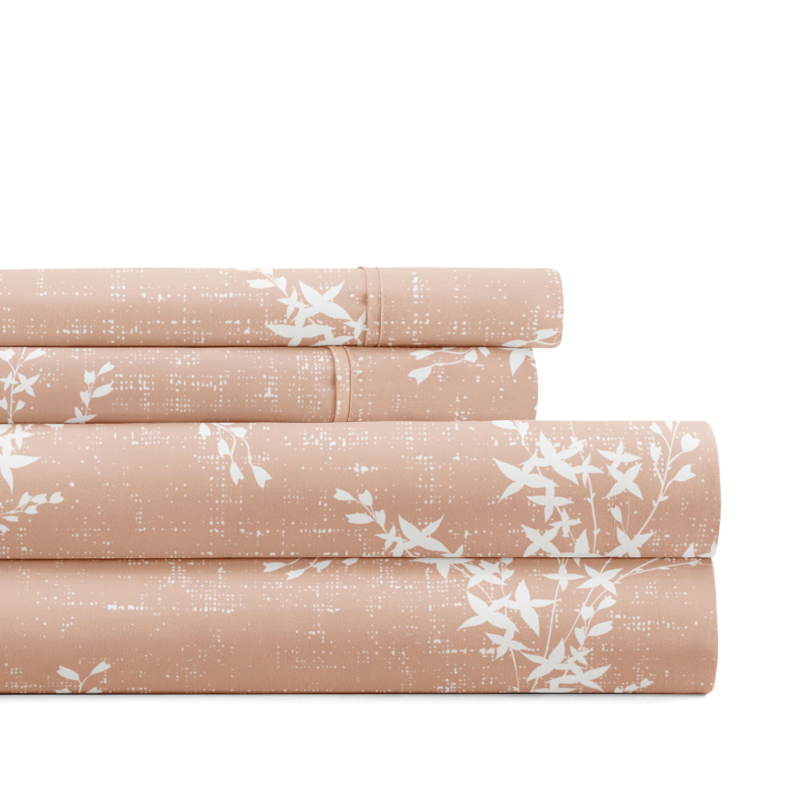 Distressed Willow 4-Piece Patterned Sheet Set