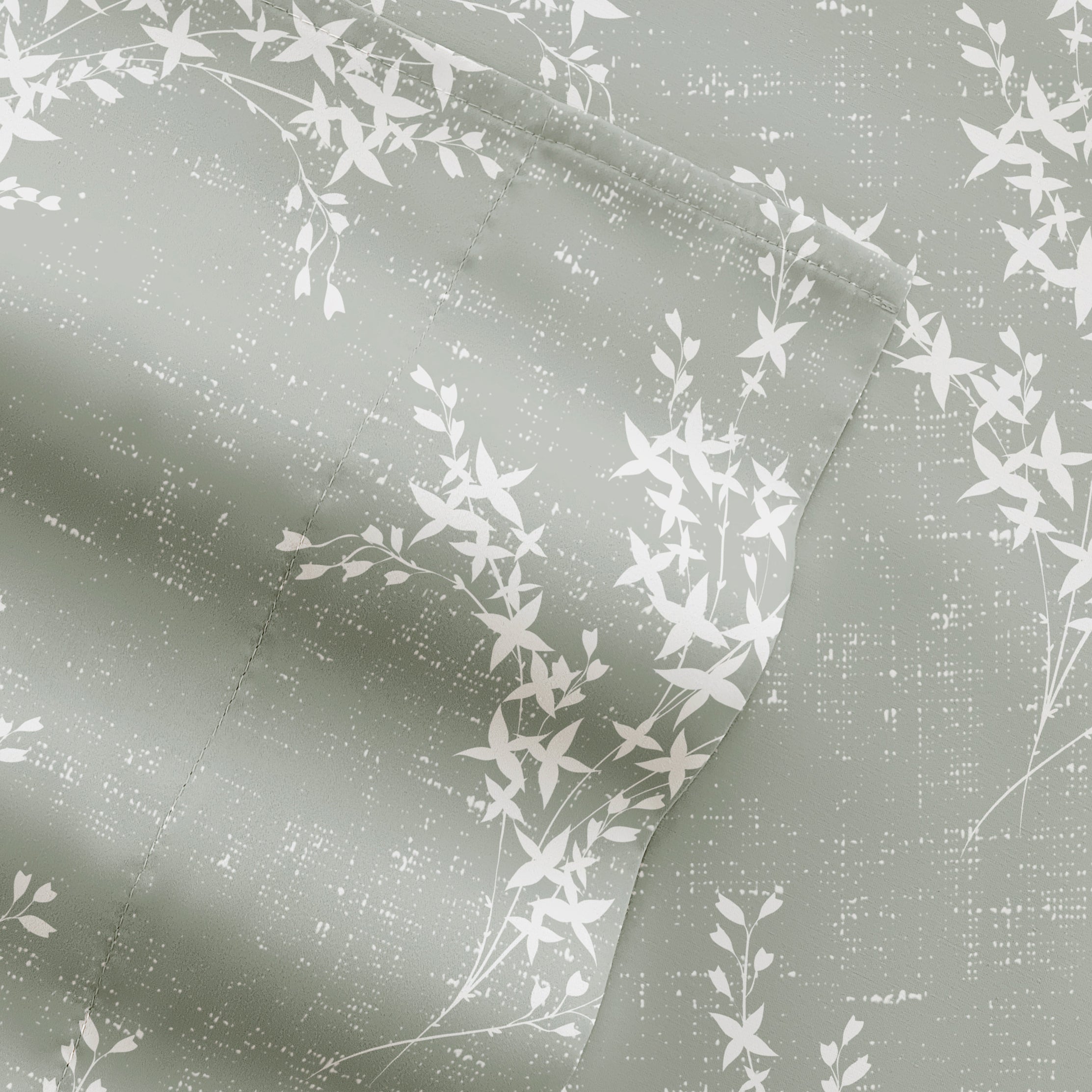Distressed Willow 4-Piece Patterned Sheet Set