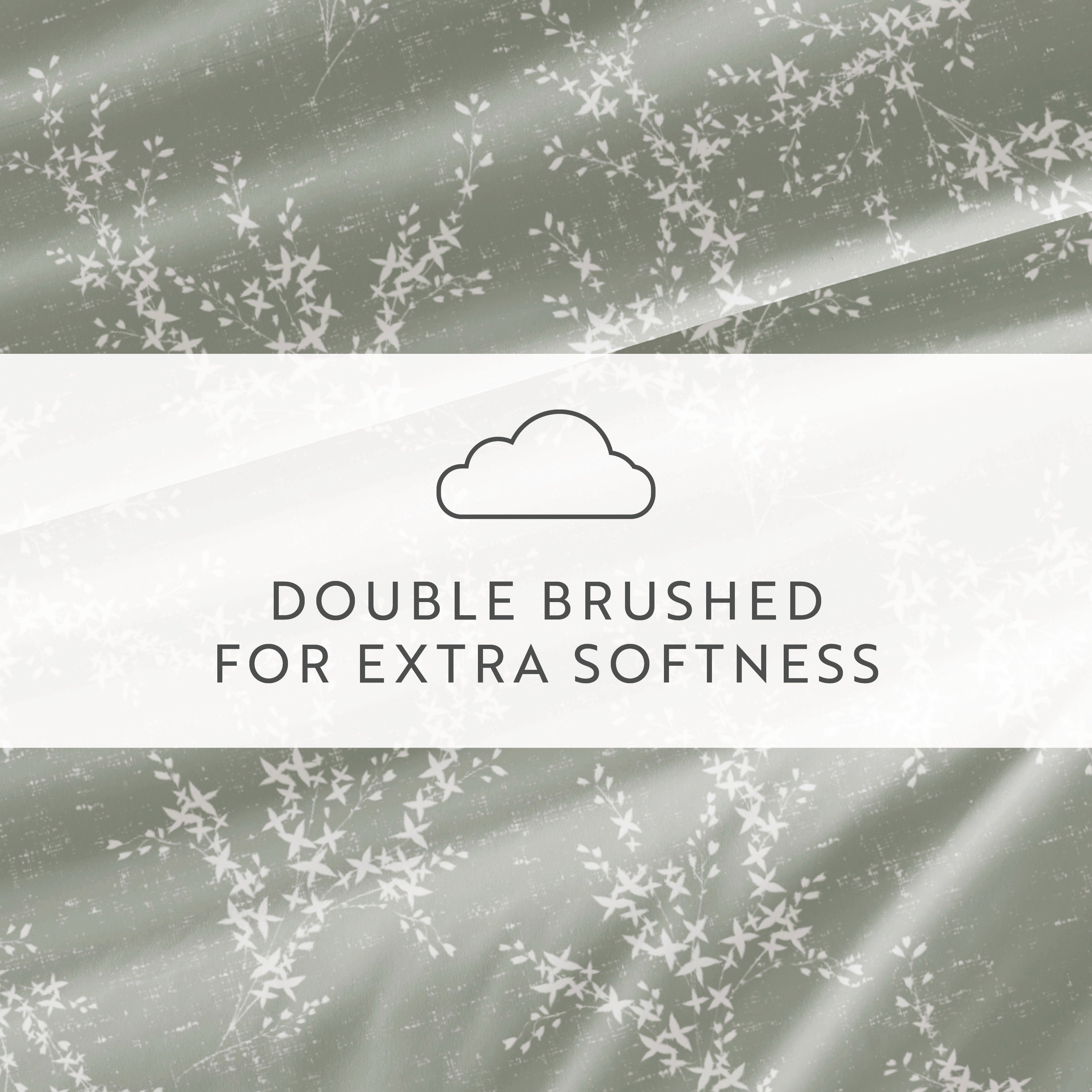 Distressed Willow 4-Piece Patterned Sheet Set