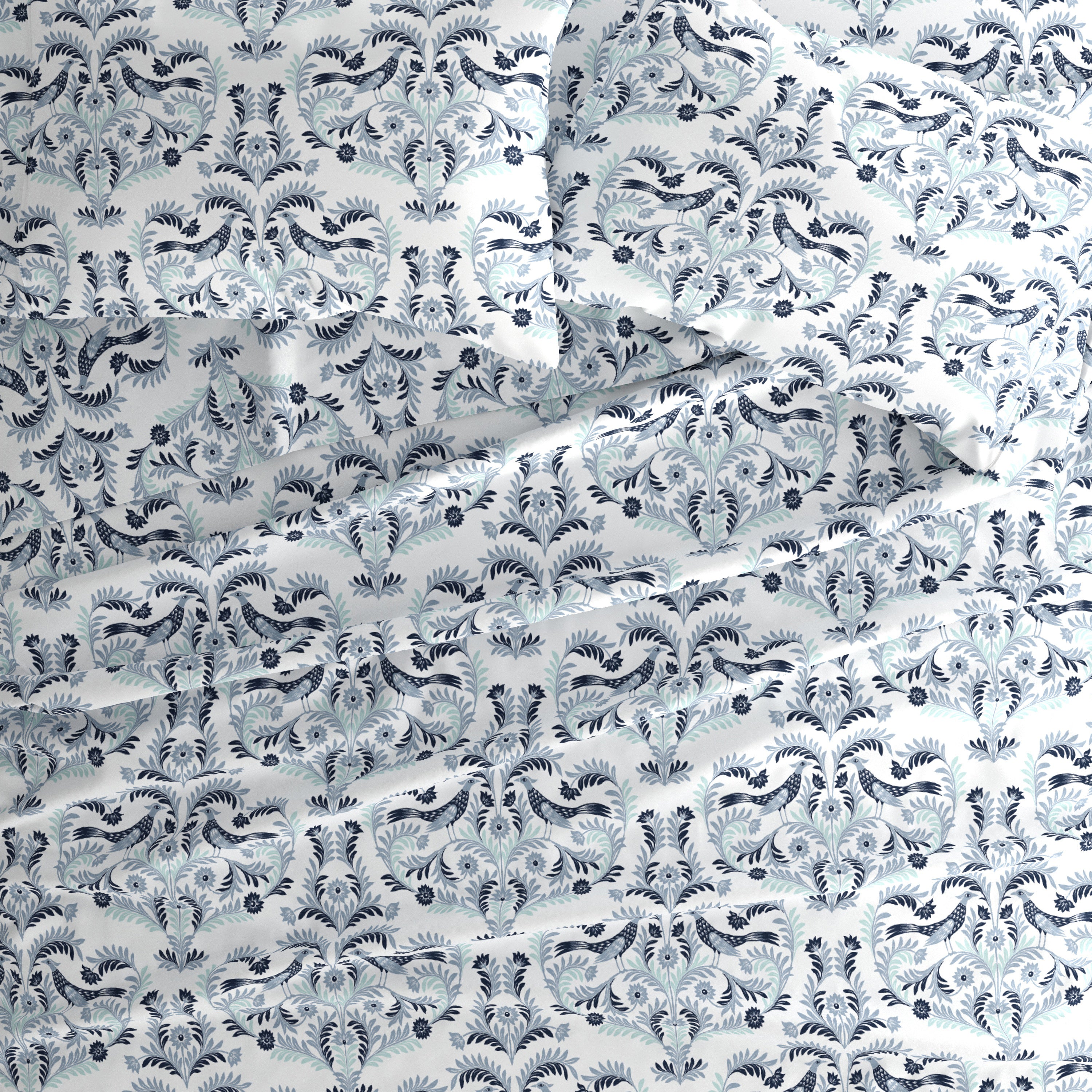 Garden Estate 4-Piece Patterned Sheet Set