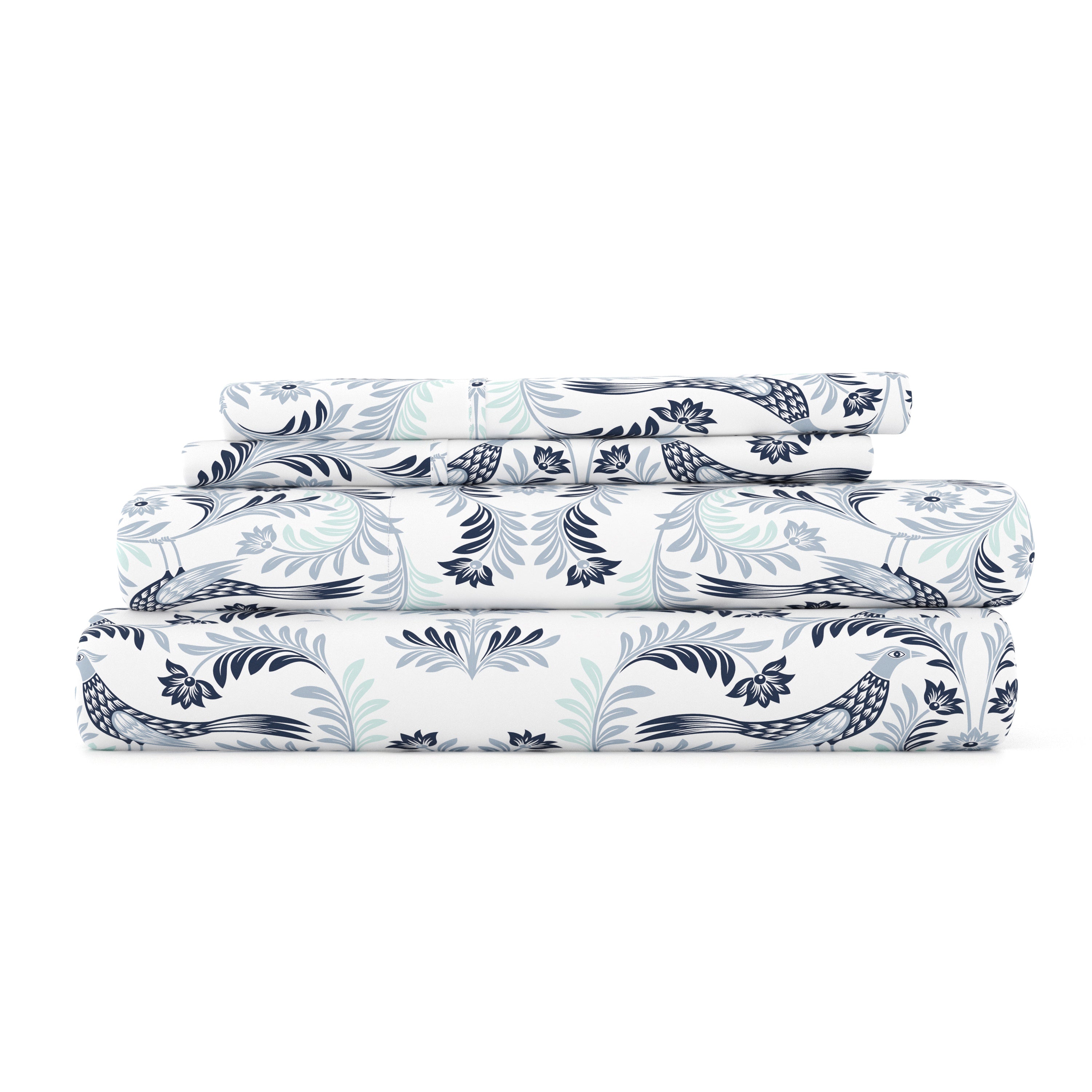 Garden Estate 4-Piece Patterned Sheet Set