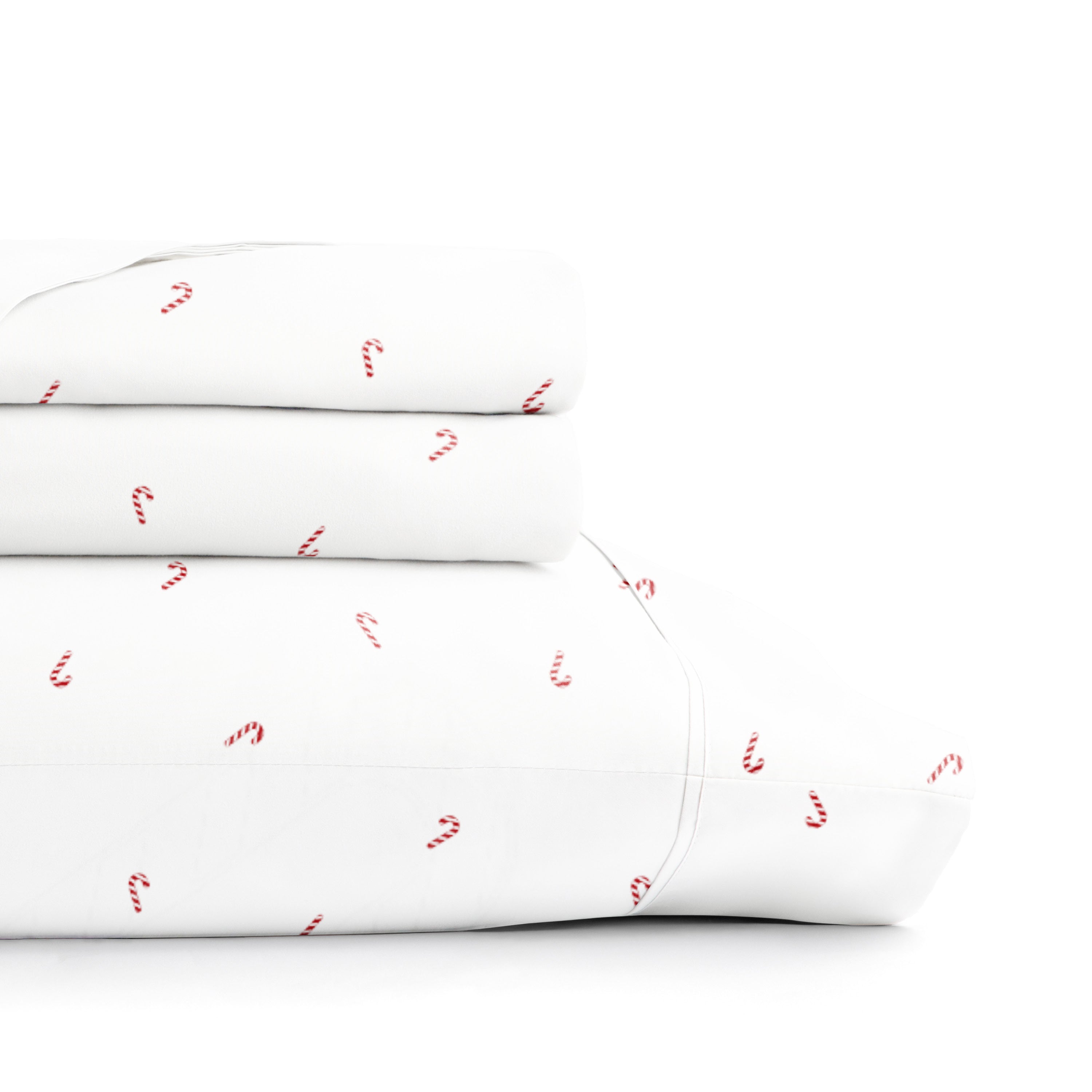 Candy Cane 4-Piece Patterned Sheet Set