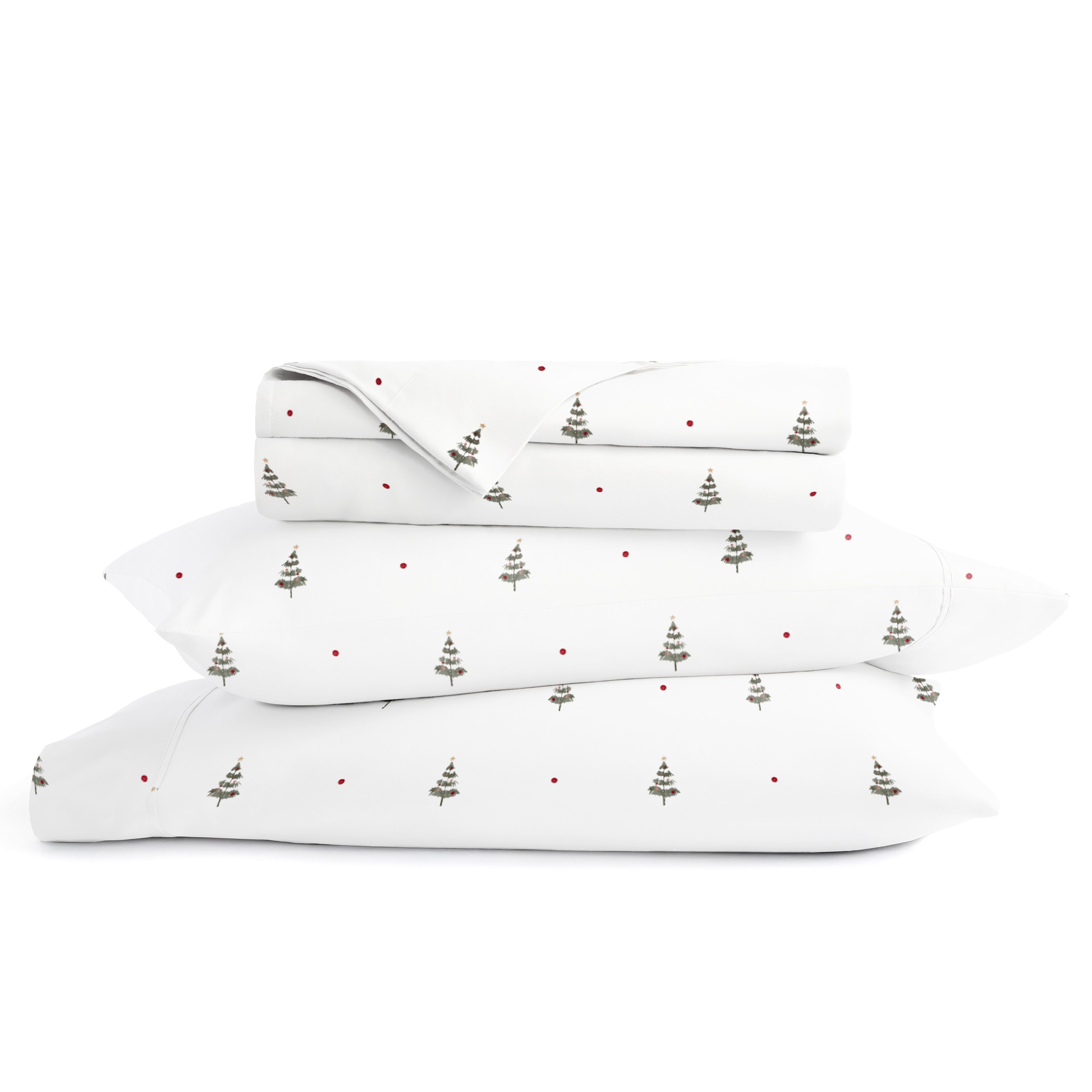 Christmas Tree 4-Piece Patterned Sheet Set