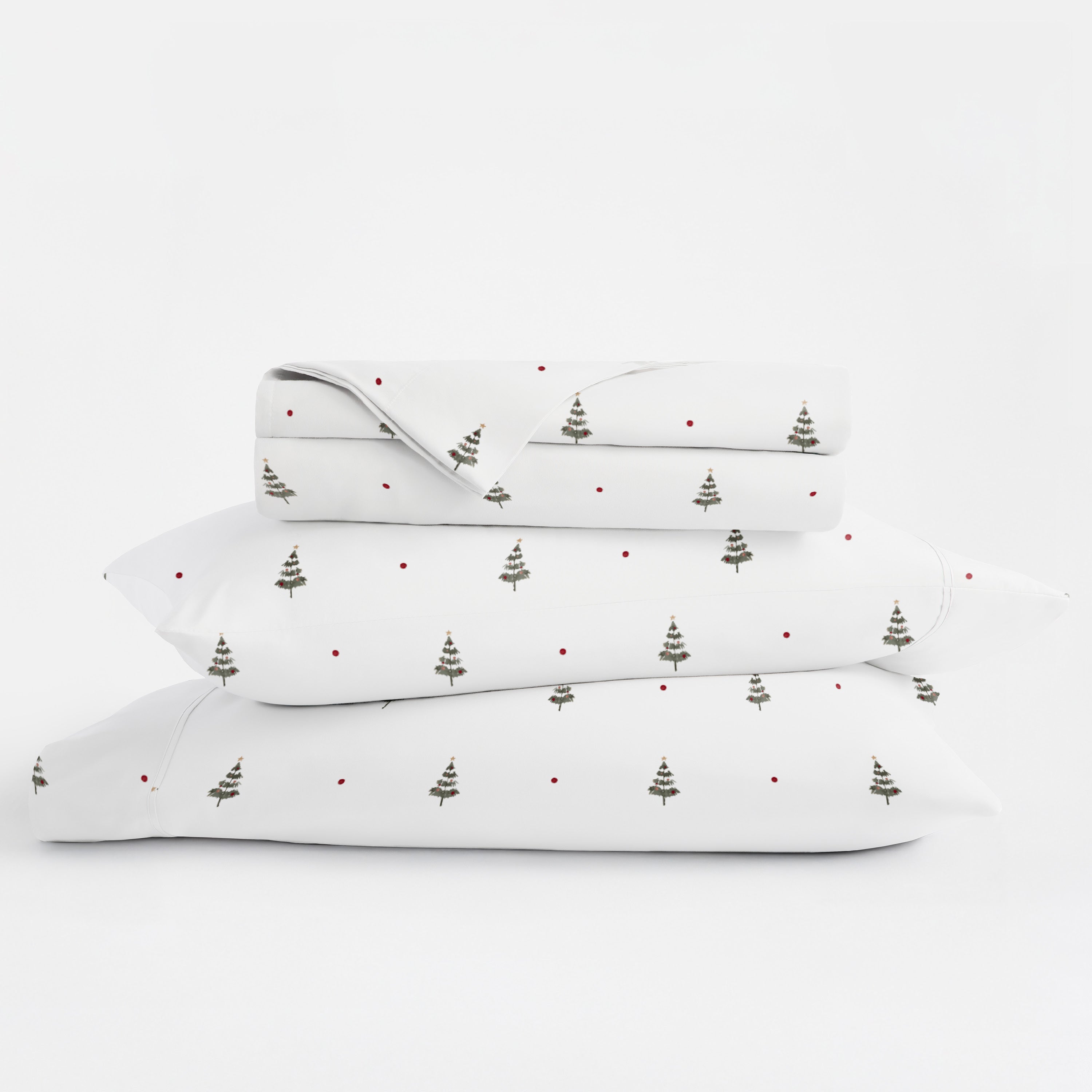 Christmas Tree 4-Piece Patterned Sheet Set