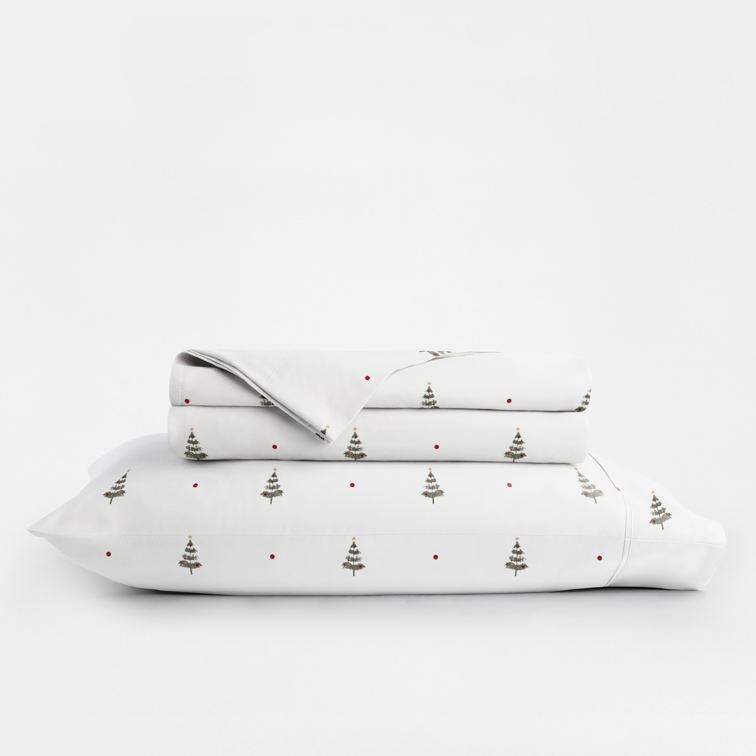 Christmas Tree 4-Piece Patterned Sheet Set