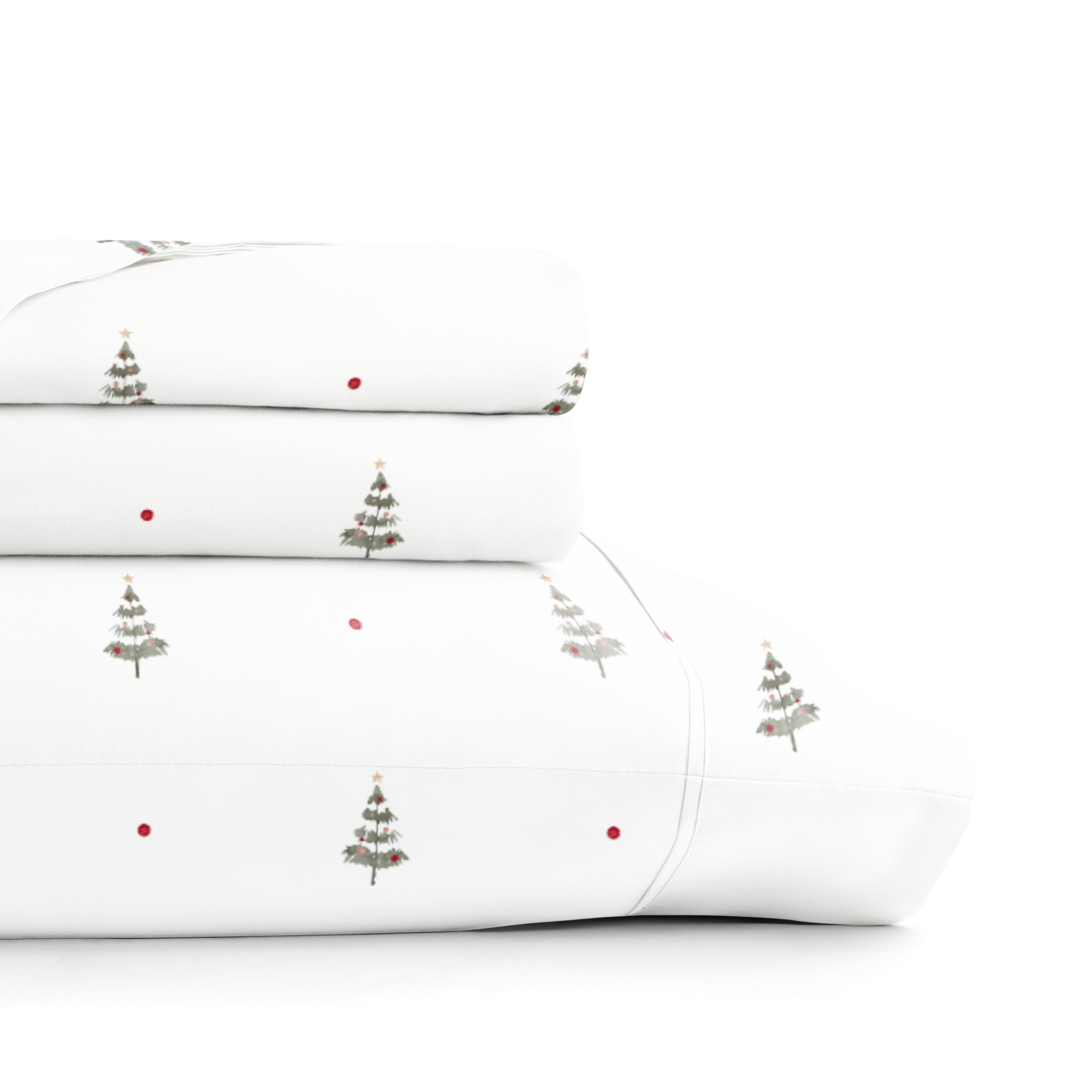 Christmas Tree 4-Piece Patterned Sheet Set