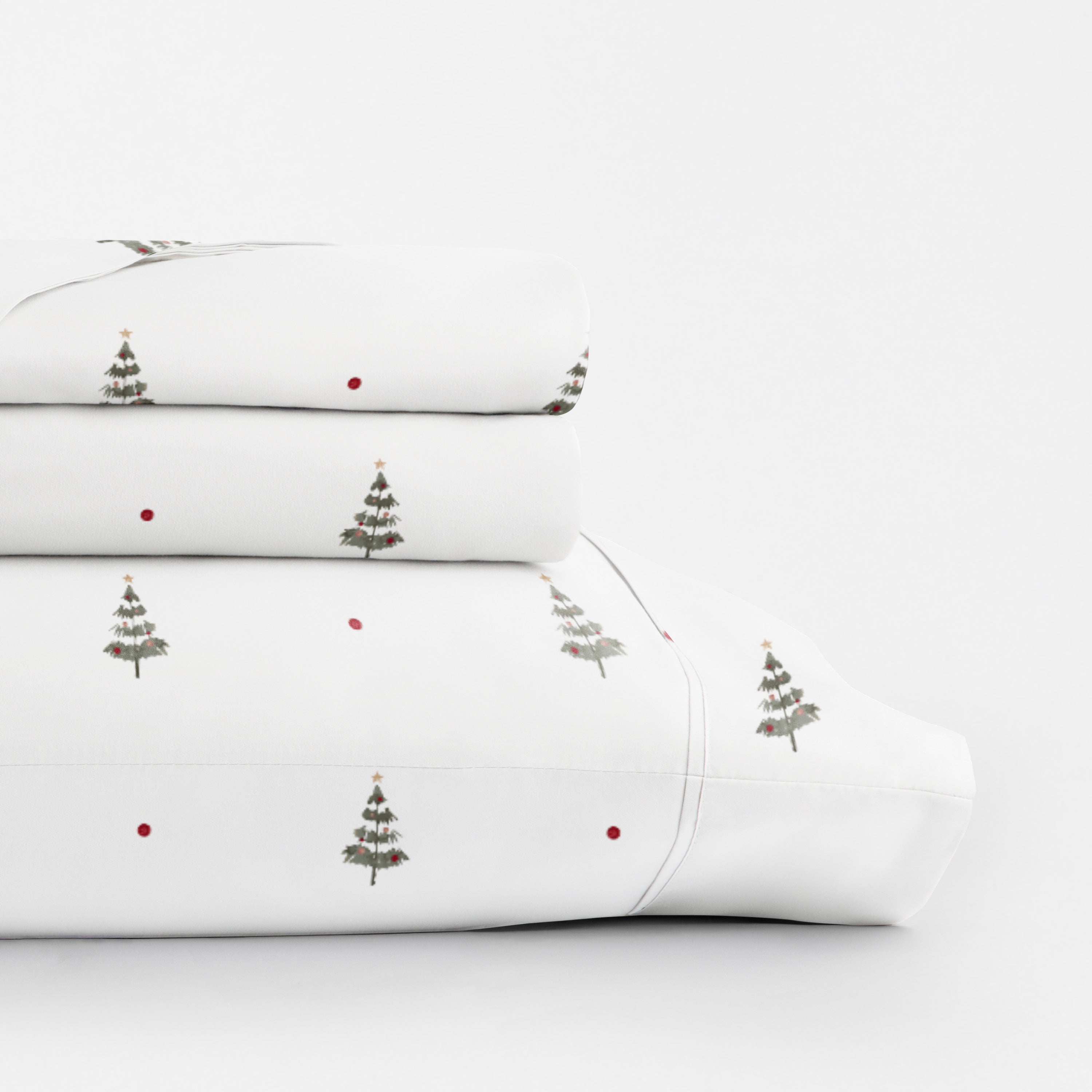 Christmas Tree 4-Piece Patterned Sheet Set