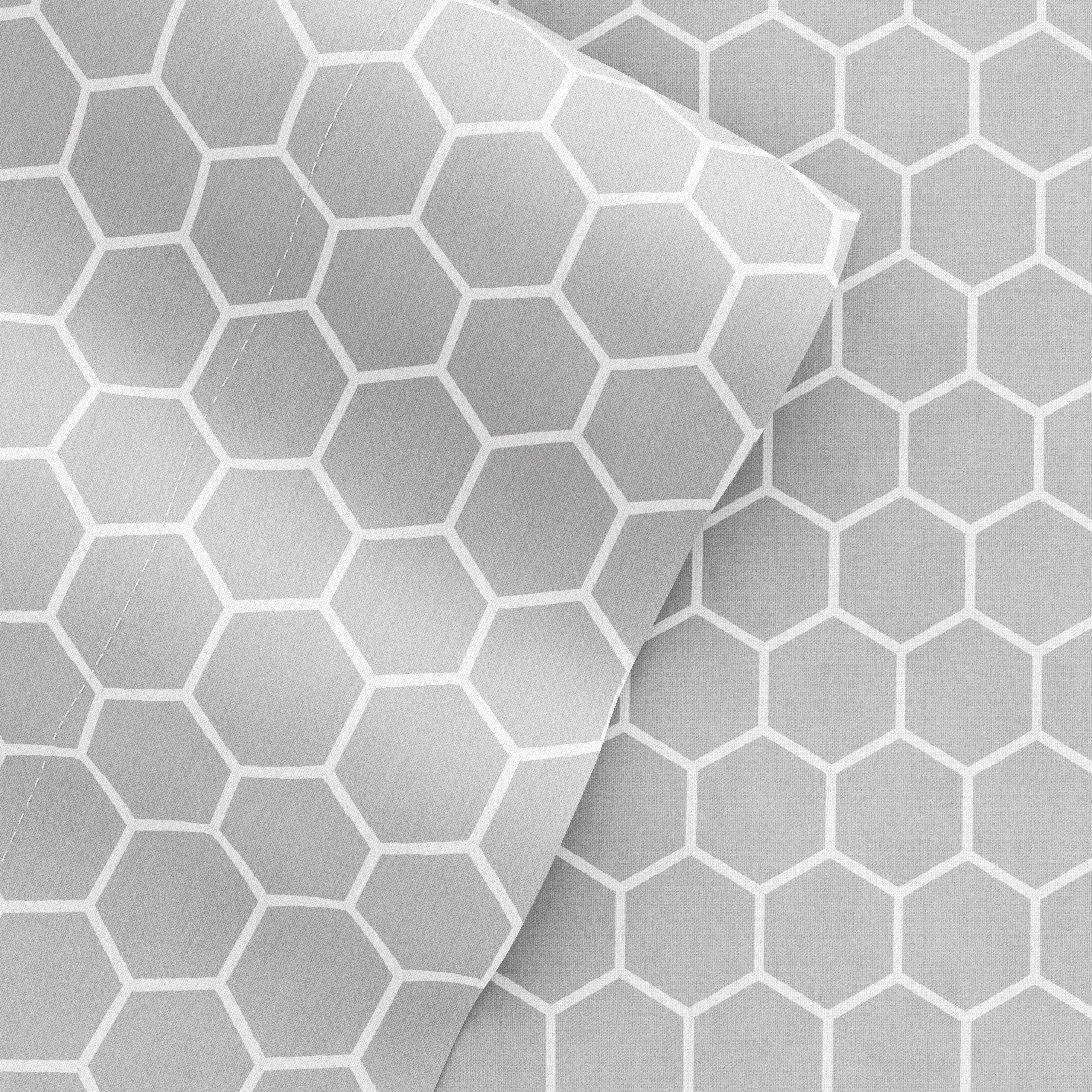 Honeycomb 4-Piece Patterned Sheet Set