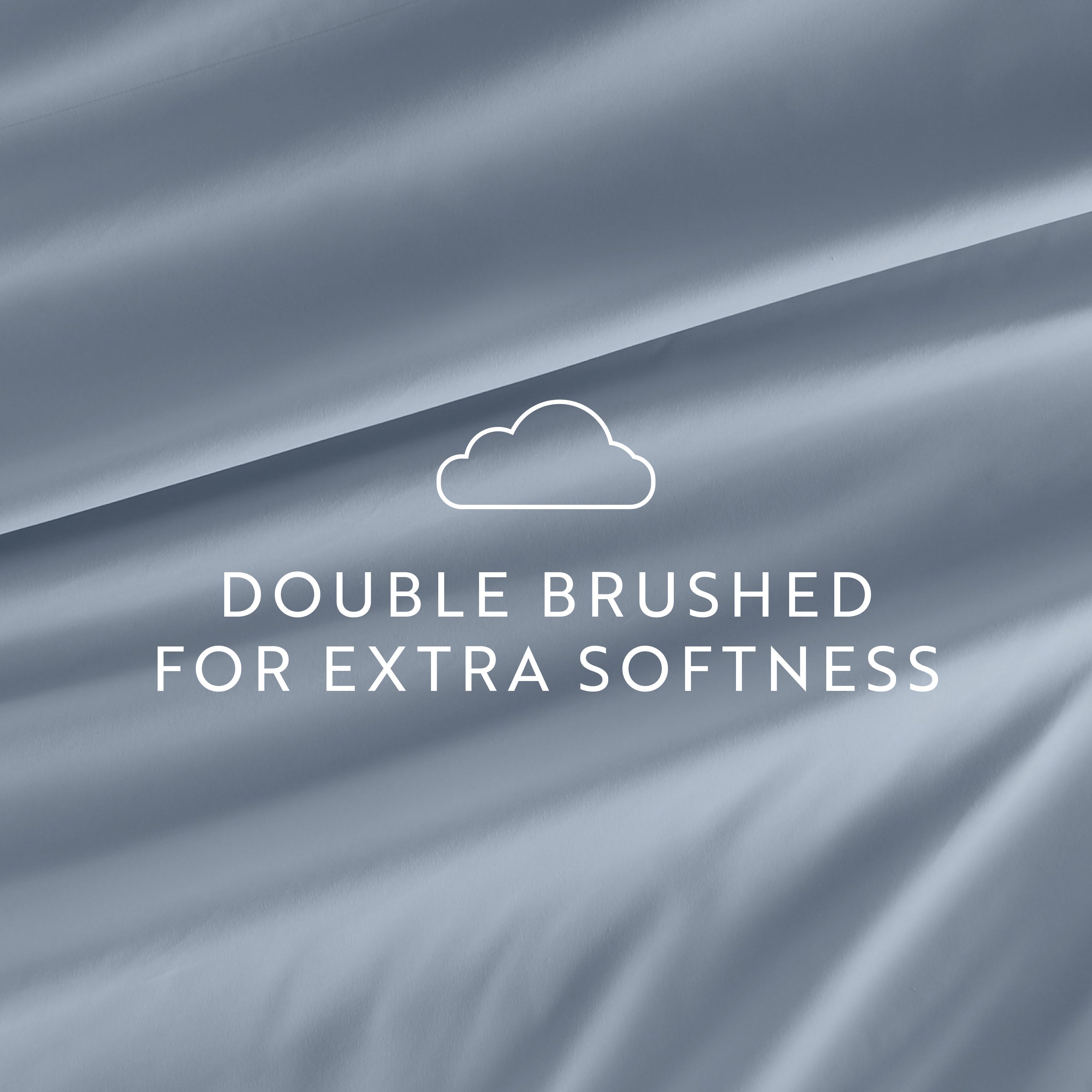 4-Piece Double Brushed Solid Sheet Set